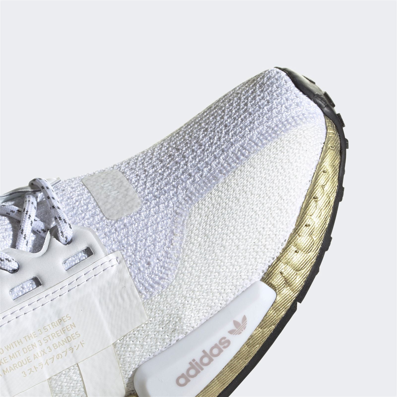 adidas Originals Womens NMD_R1 V2 Shoes - Cloud White / Gold - ViaductClothing - -
