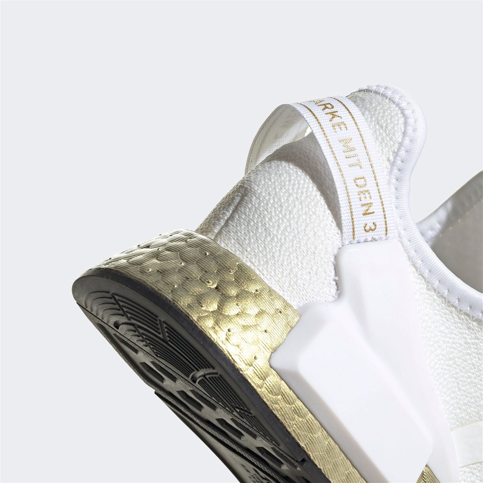 adidas Originals Womens NMD_R1 V2 Shoes - Cloud White / Gold - ViaductClothing - -
