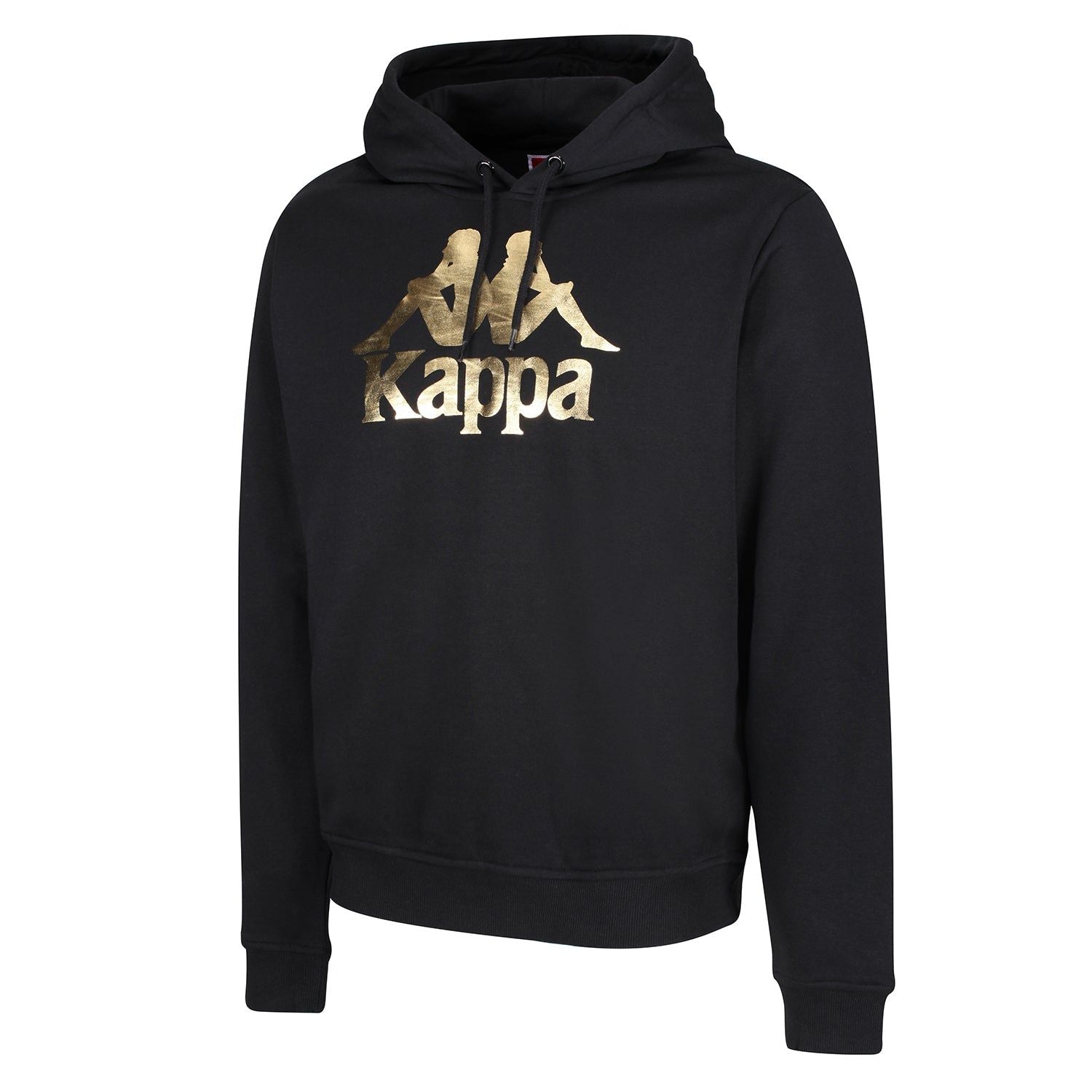 Kappa Auth Esmio Overhead Hoodie - Black/Gold - ViaductClothing -  -