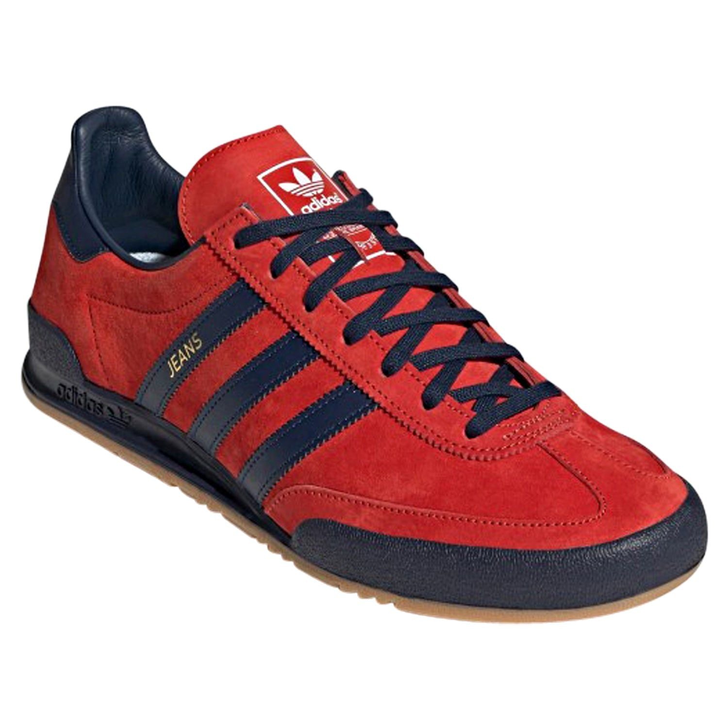 adidas Originals Unisex Jeans Shoes - Red / Collegiate Navy / Gold Metallic - ViaductClothing - -