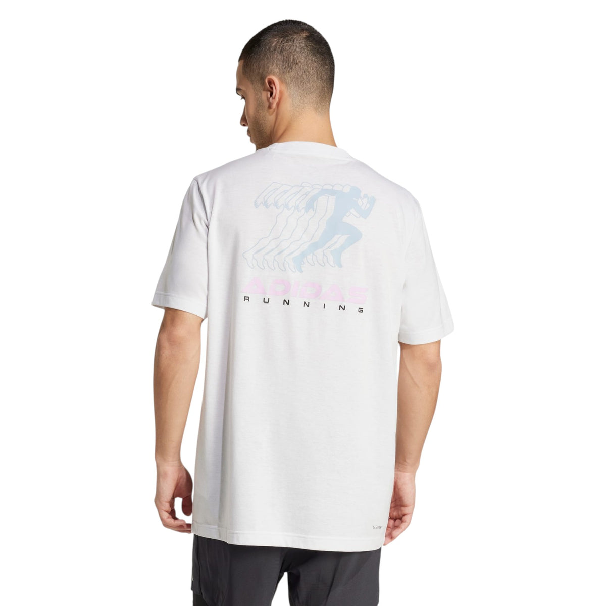 adidas Men's Gradual Runner Graphic T-Shirt - White