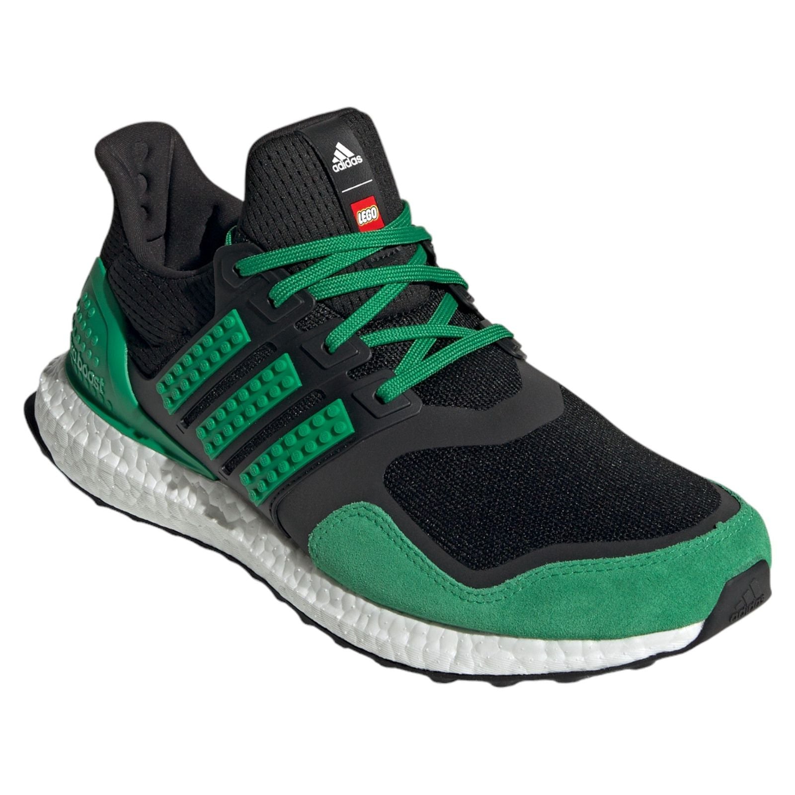 adidas Ultra Boost LEGO Color Pack Trainers - Core Black / Green - ViaductClothing - -