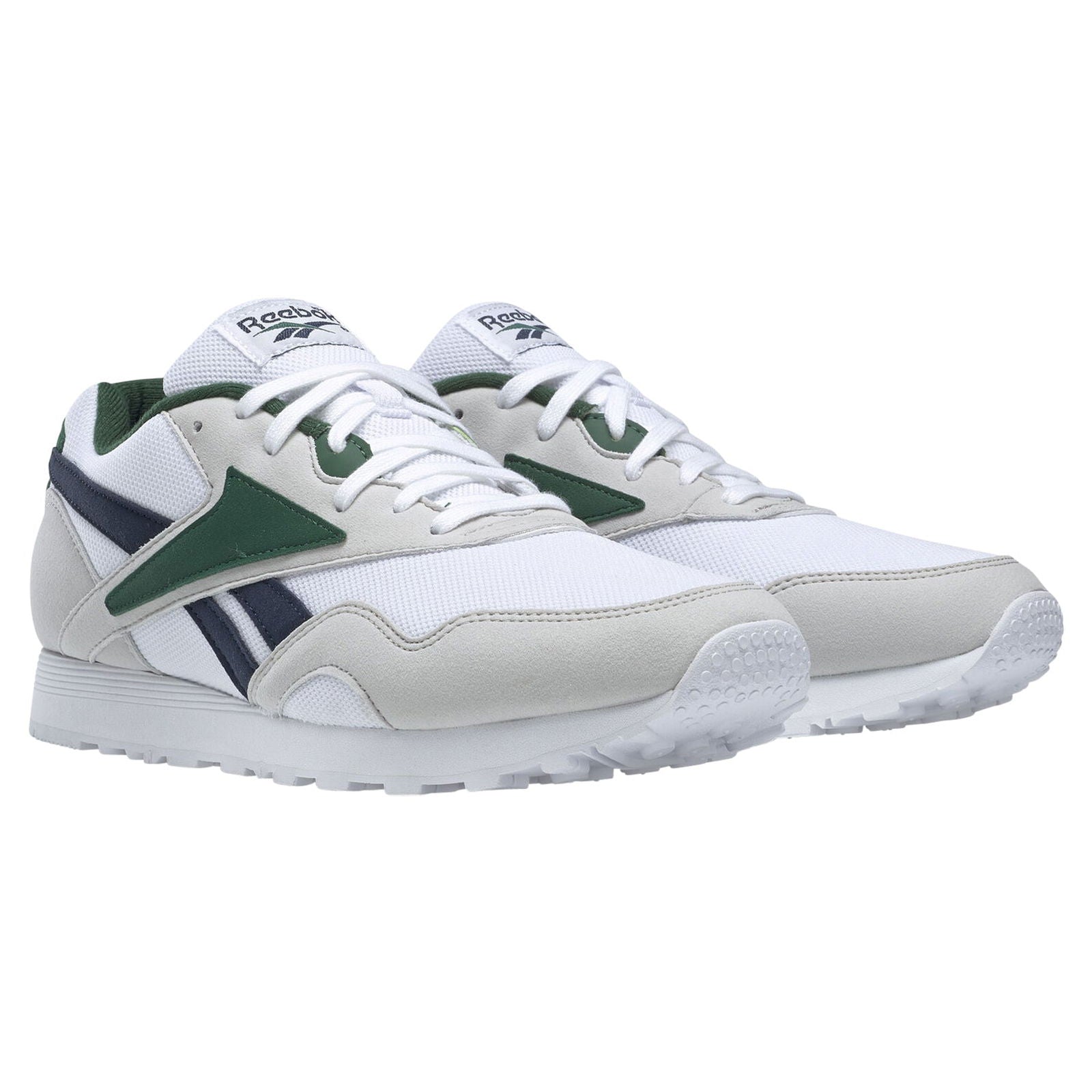 Reebok Classics Rapide Mu Trainers - White/Green - ViaductClothing - -