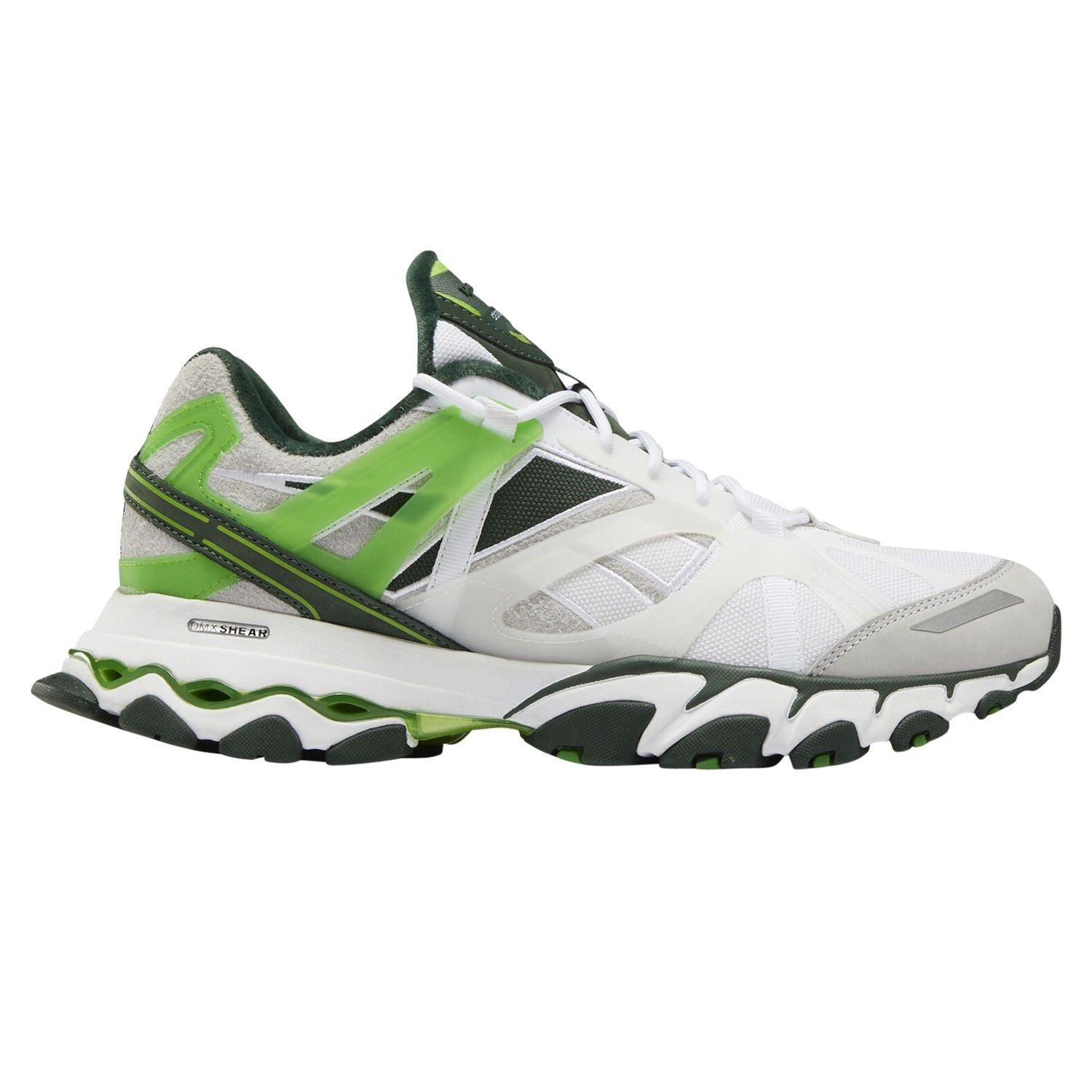 Reebok Cottweiler x DMX Trail Shadow Trainers - White/Green - ViaductClothing - -