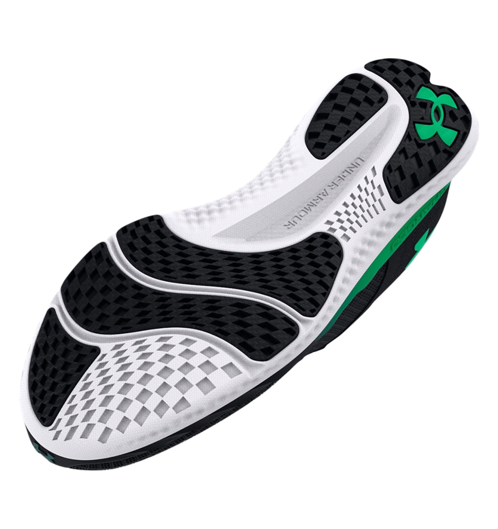 Under Armour UA Charged Breeze Running Shoes - Black / Green - ViaductClothing - -