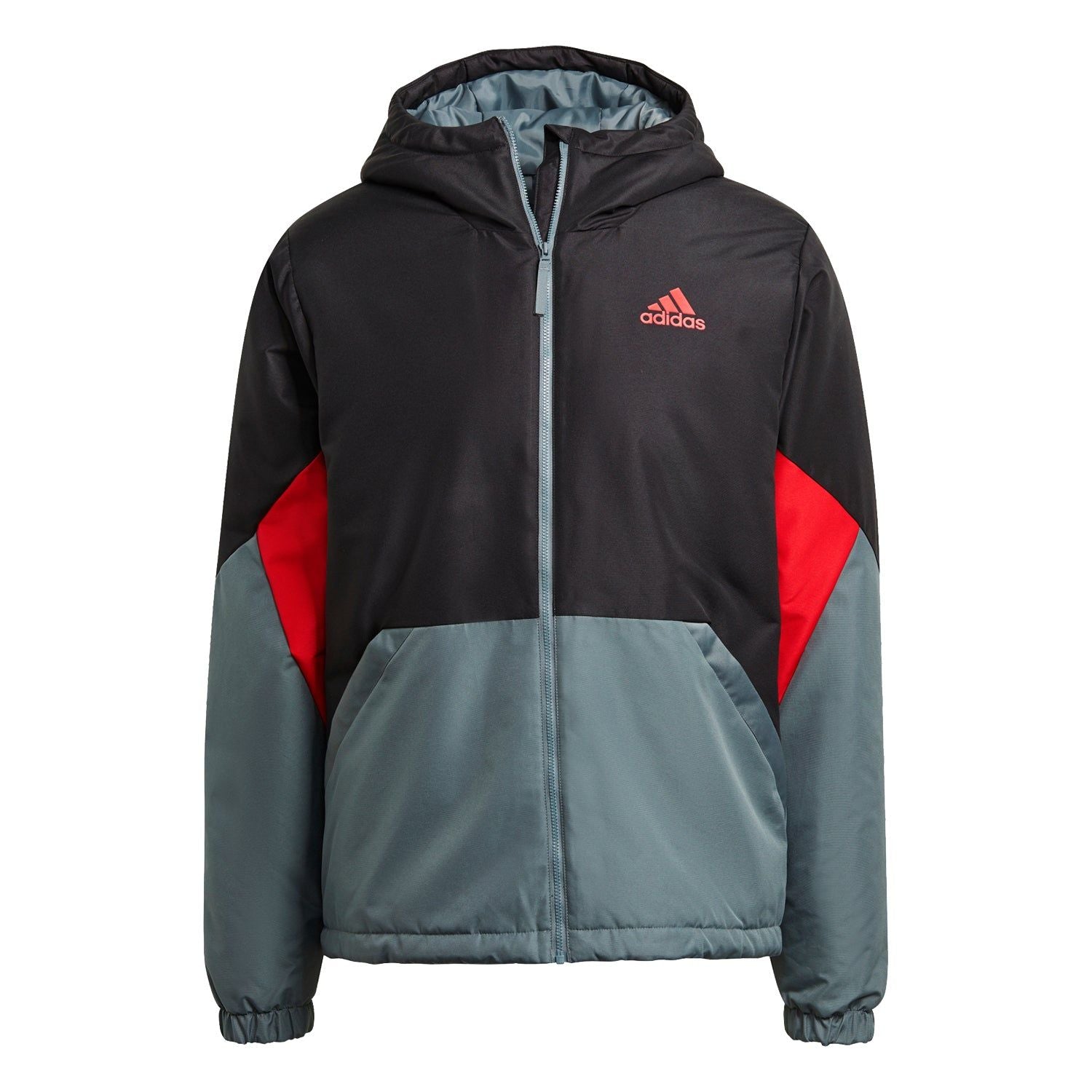 adidas BTS Insulated Padded Jacket - Black/Grey - ViaductClothing - -