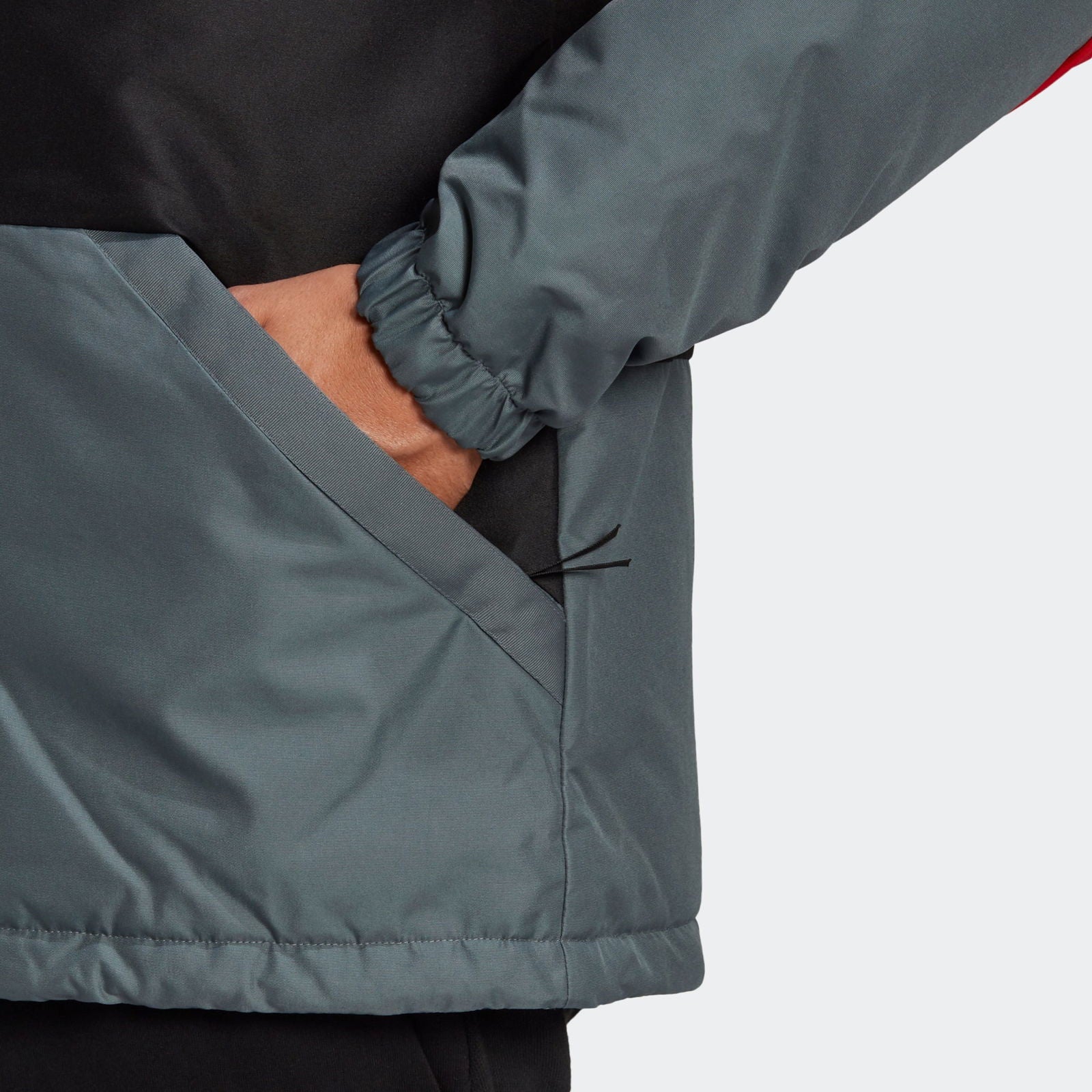adidas BTS Insulated Padded Jacket - Black/Grey - ViaductClothing - -