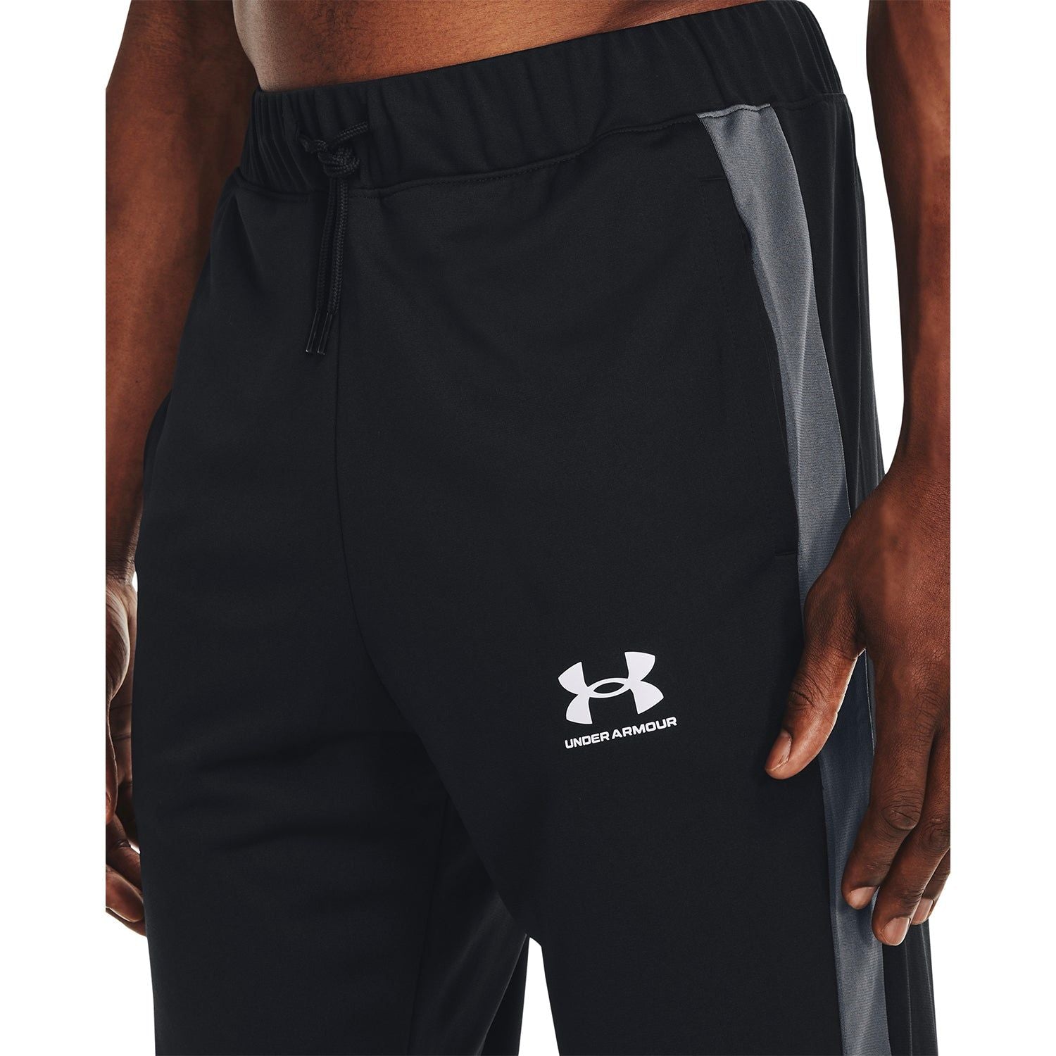 Under Armour Men's Poly Tracksuit - Black/Grey - ViaductClothing - -