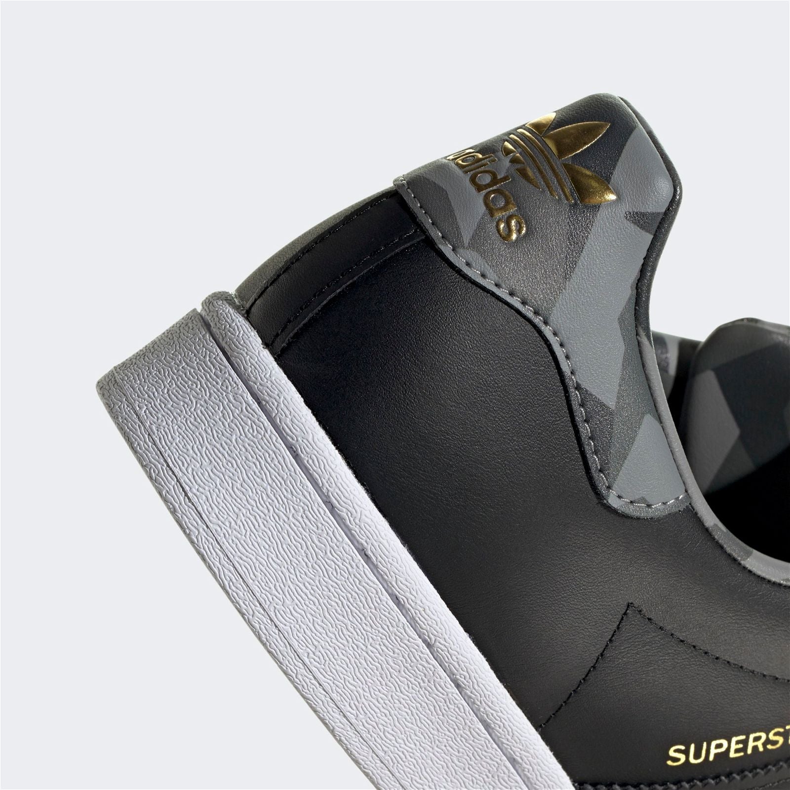 adidas Originals Superstar Shoes - Black / Grey Camo - ViaductClothing -  -