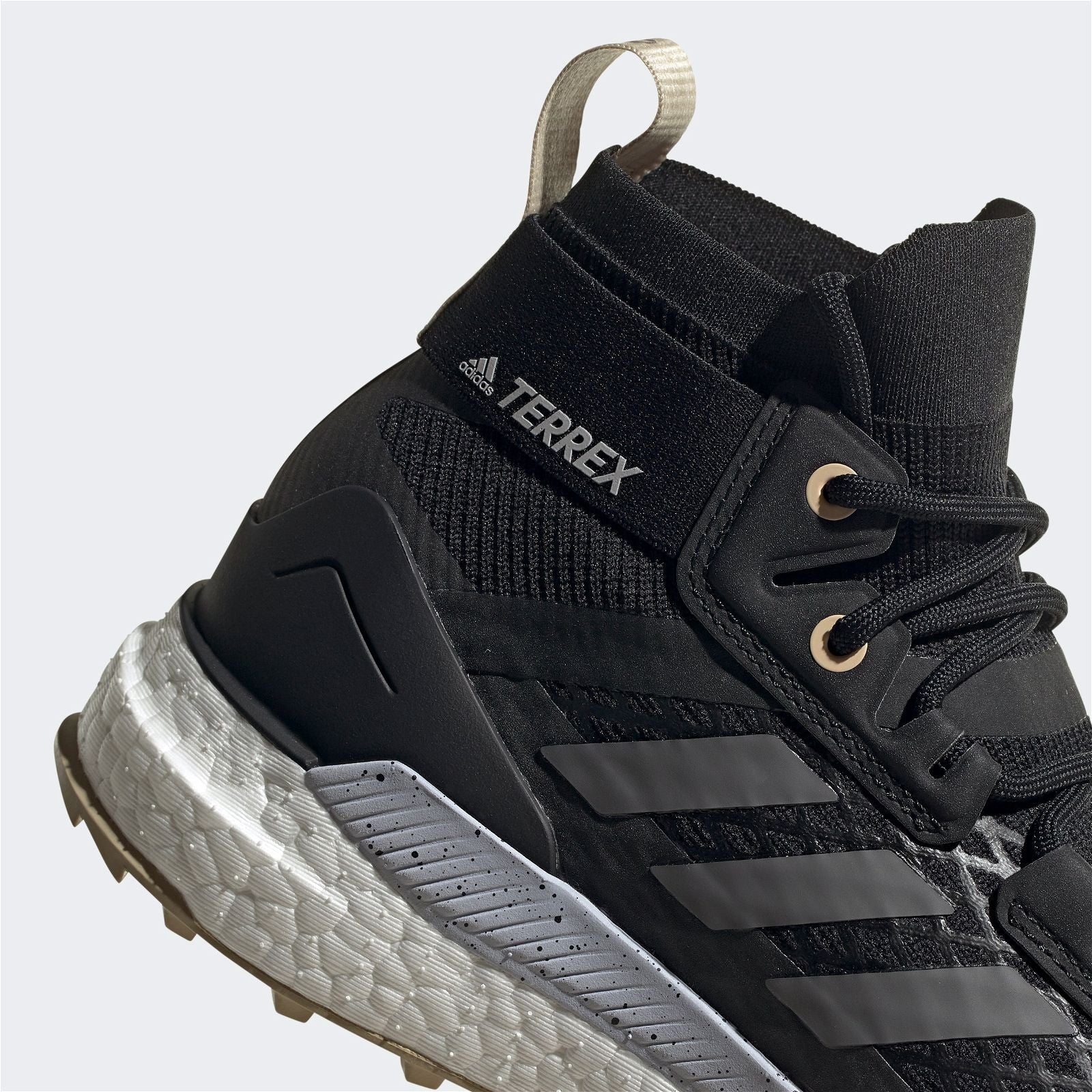 adidas Womens Terrex Free Hiker Primeblue Shoes - Core Black / Grey Four - ViaductClothing - -