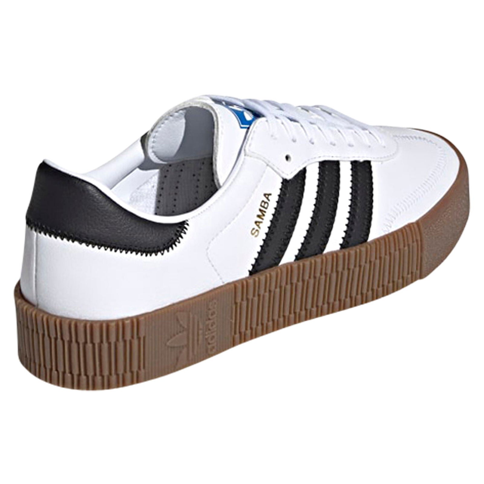 adidas Originals Women's Sambarose Shoes - White / Black / Gum - ViaductClothing - -
