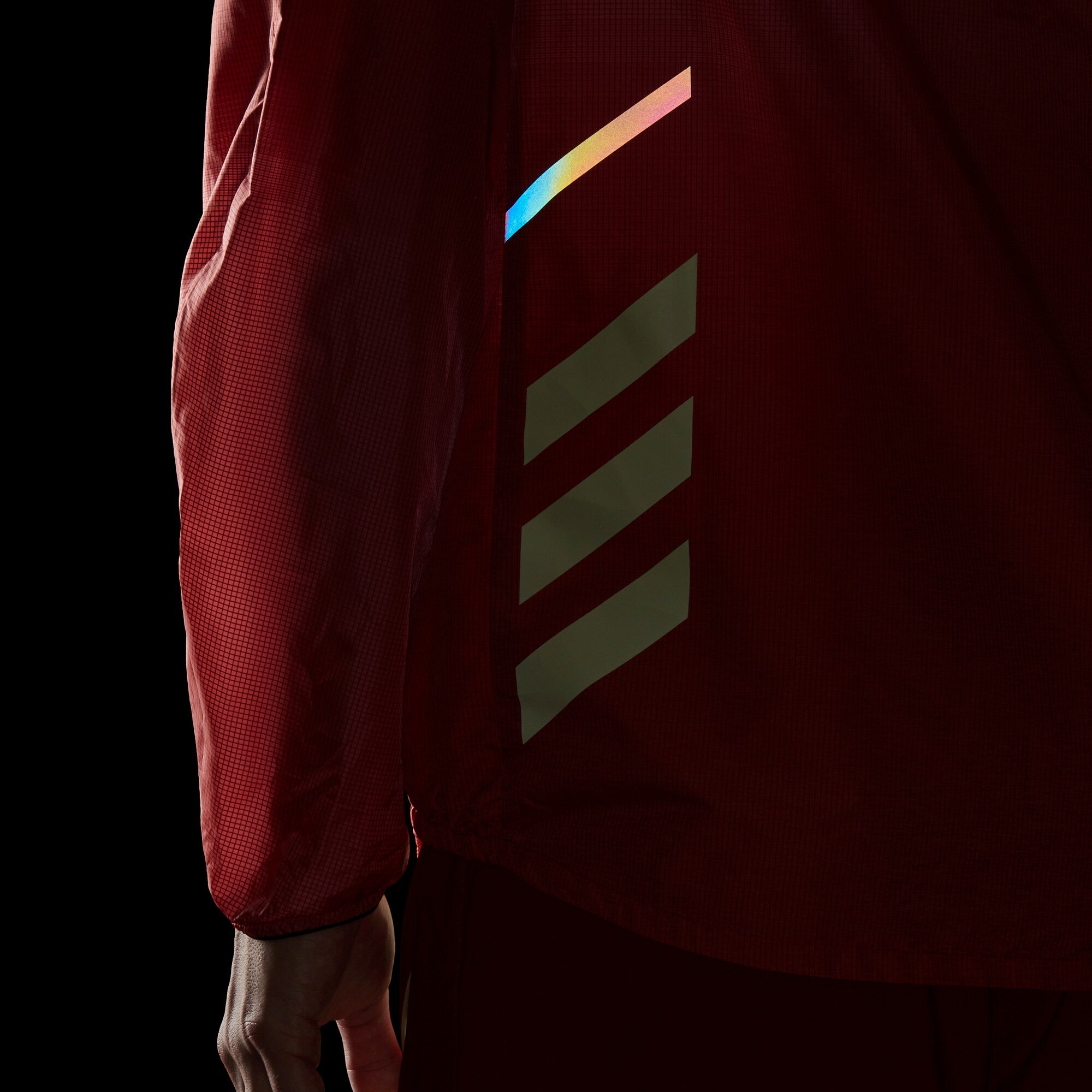 adidas Terrex Agravic Windweave Trail Windbreaker - Red