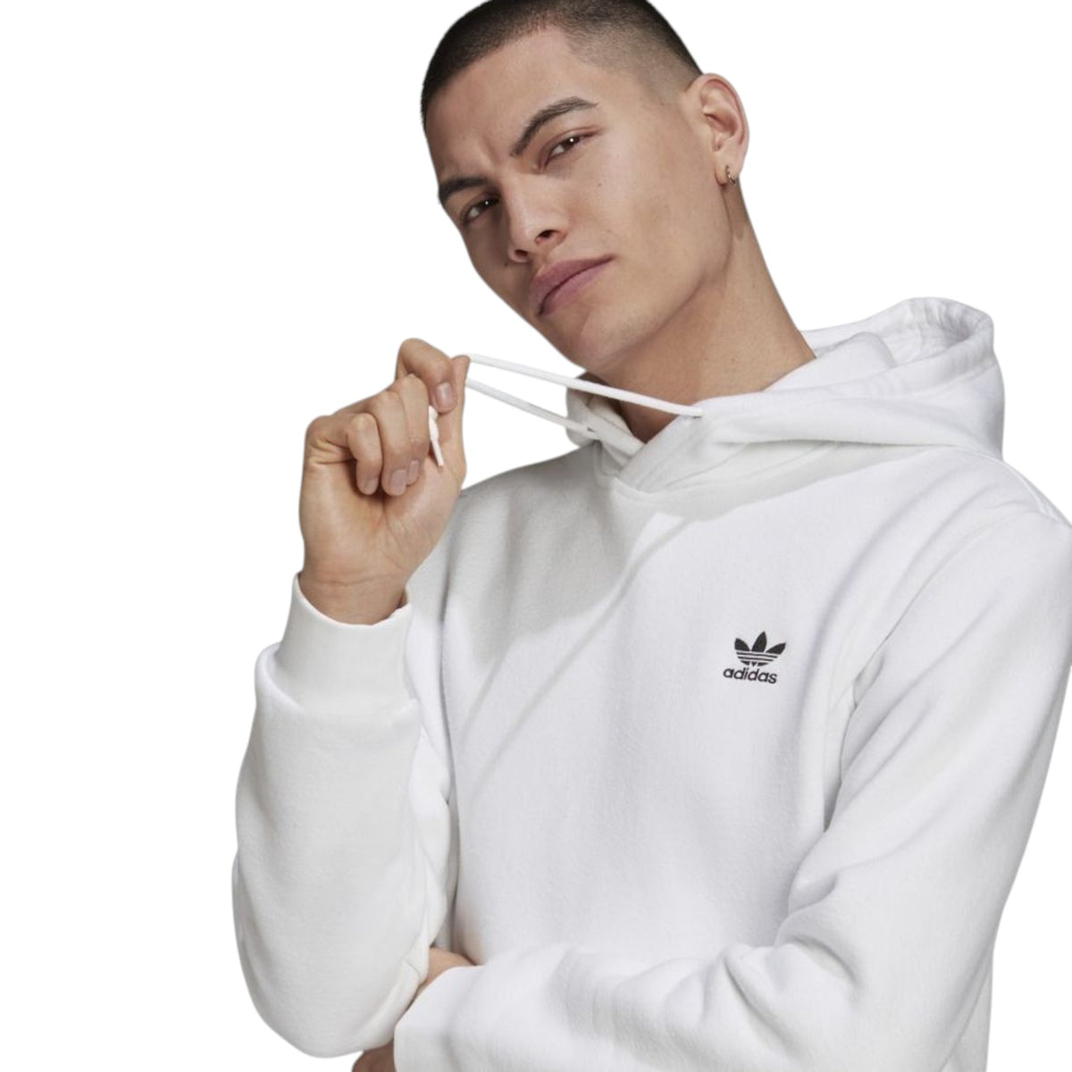 adidas Originals Adicolor Essentials Trefoil Hoodie - White