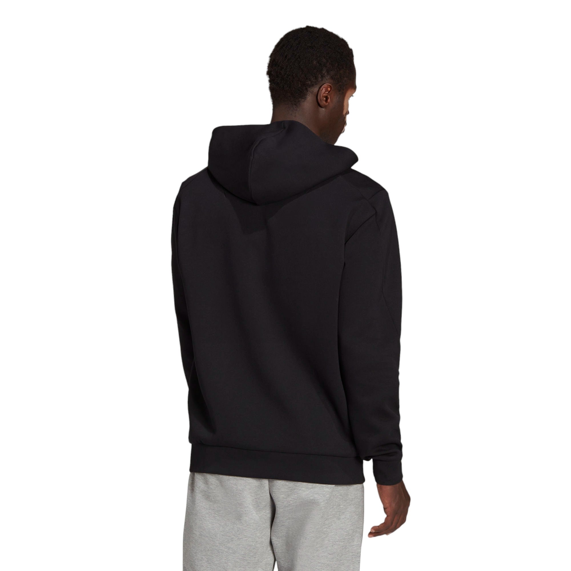 adidas Future Icons Double Knit Full Zip Hoodie - Black