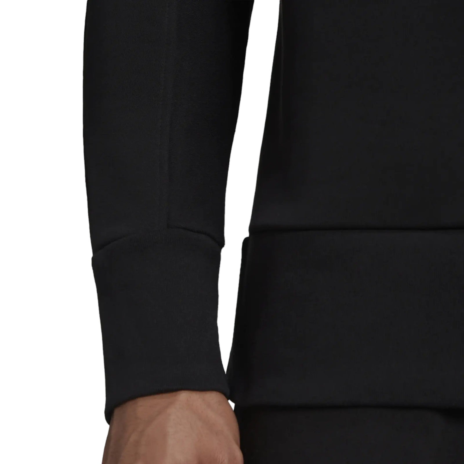 adidas Studio Lounge Fleece Half-Zip Sweatshirt - Black