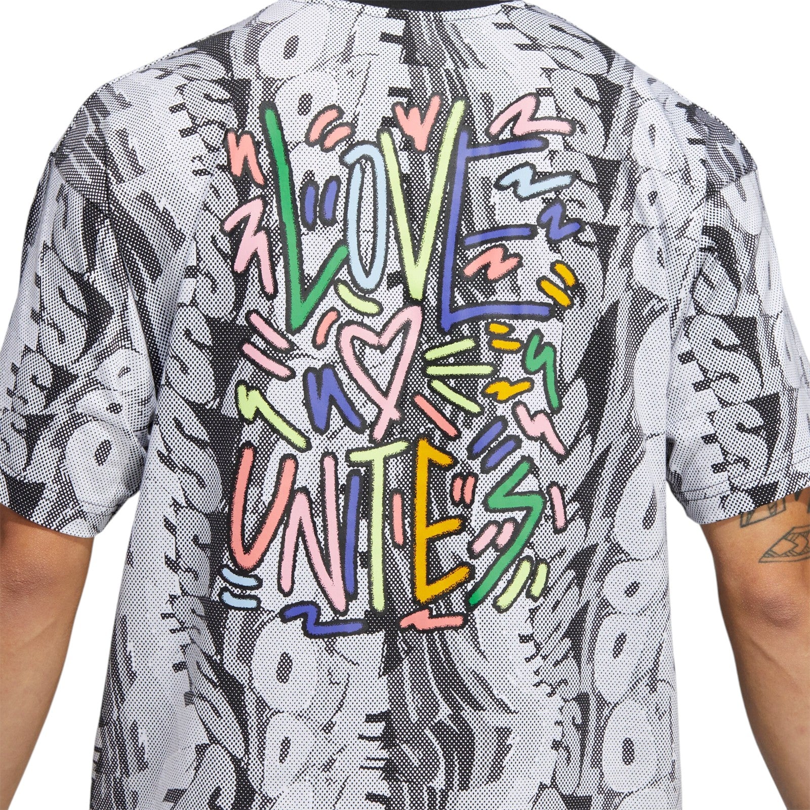 adidas Originals Unisex Love Unites Doodle Print Tee - Multi