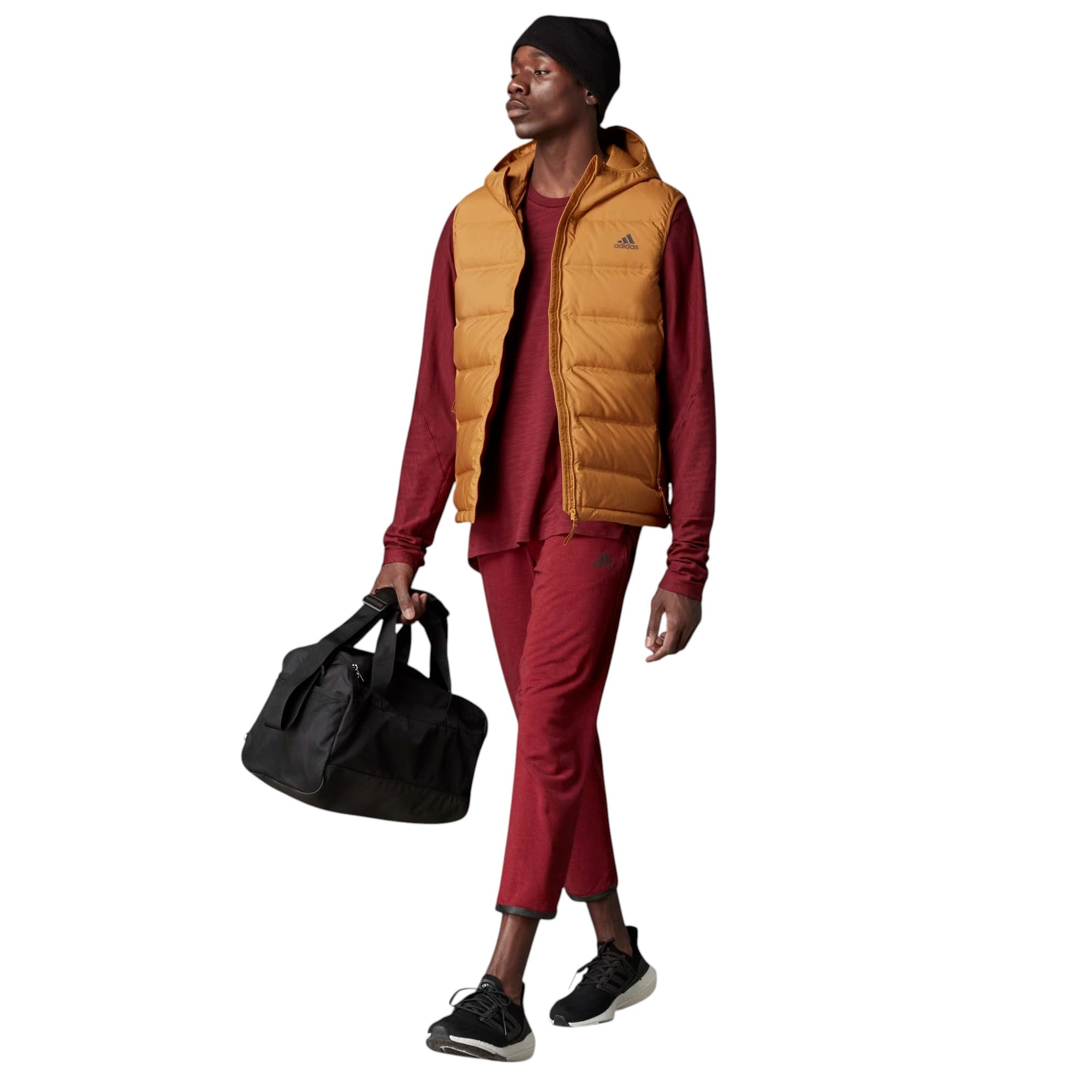 adidas Wellbeing Training Yoga Pants - Burgundy