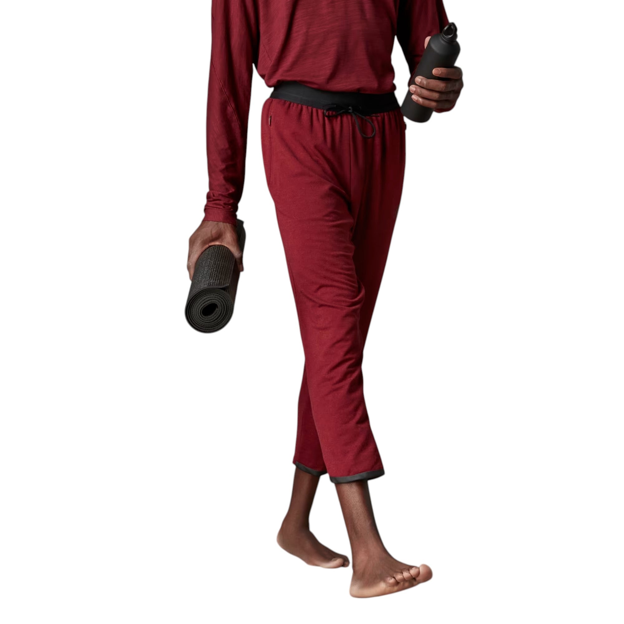 adidas Wellbeing Training Yoga Pants - Burgundy