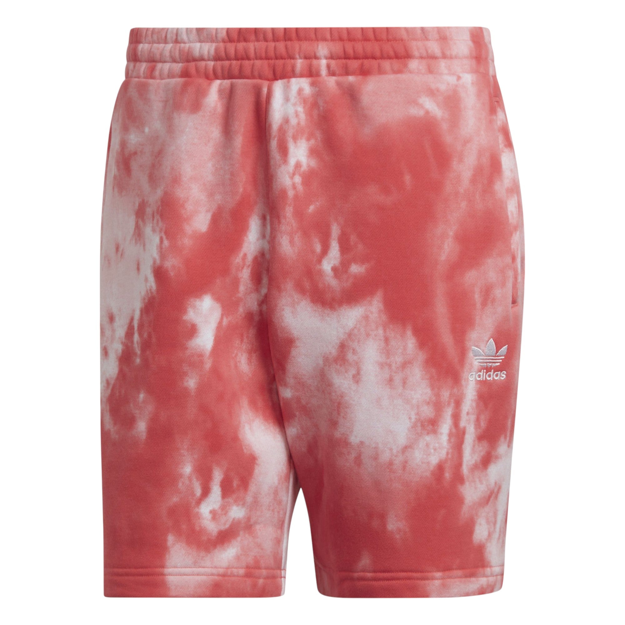 adidas Originals Adicolor Essentials Trefoil Tiedye Sweatshorts - Red