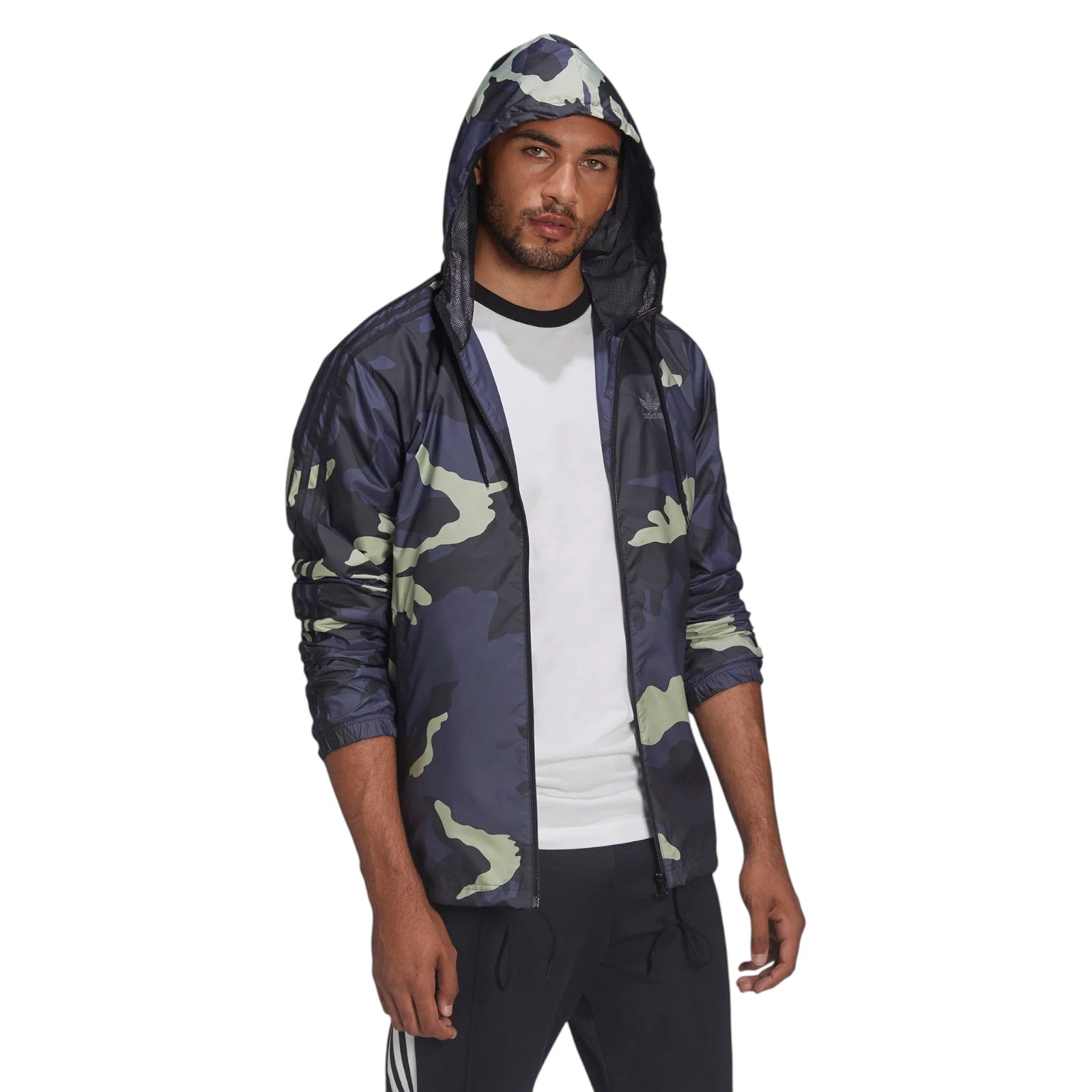 adidas Originals Graphics Camo Windbreaker Jacket - Black