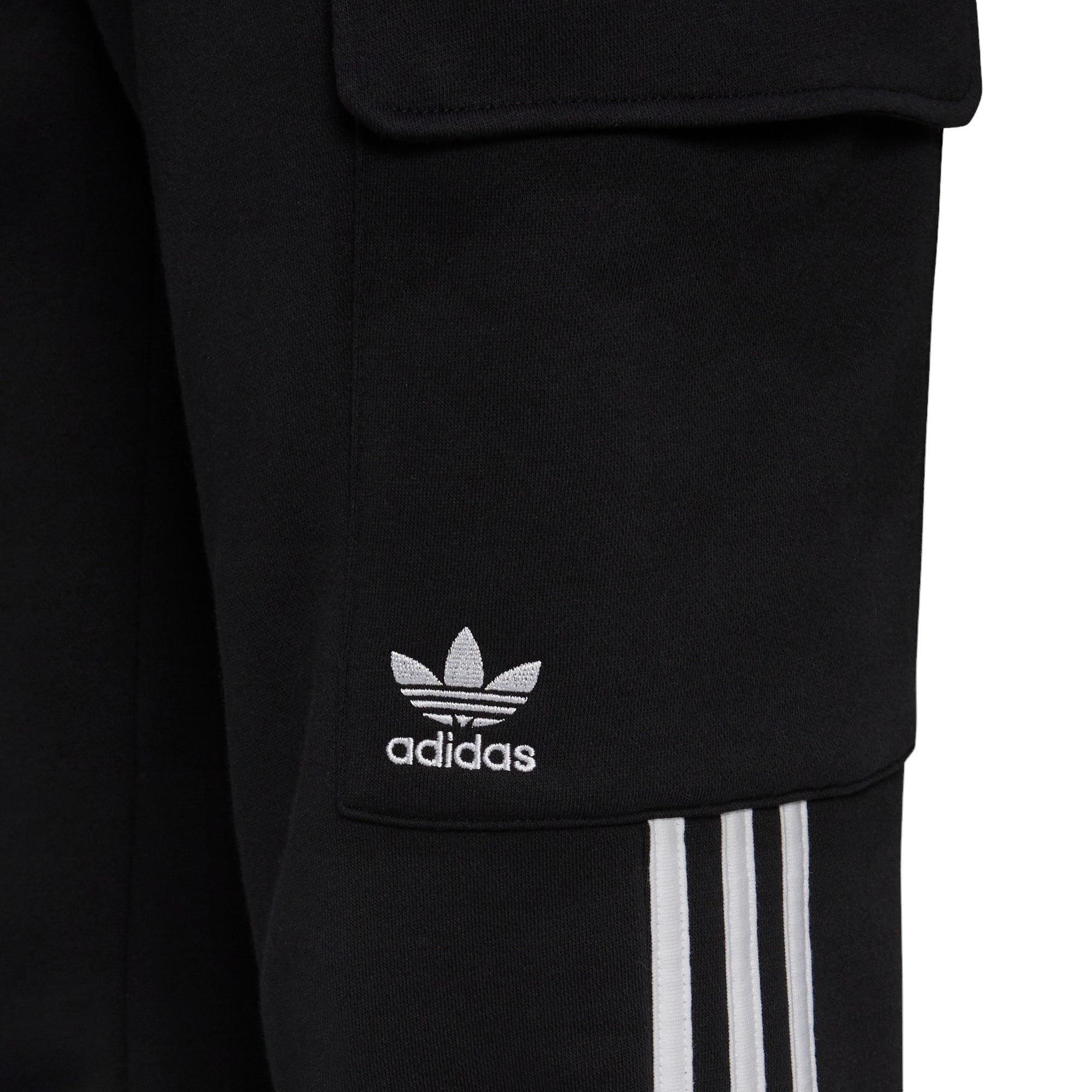 adidas Originals 3-Stripes SC Cargo Joggers - Black
