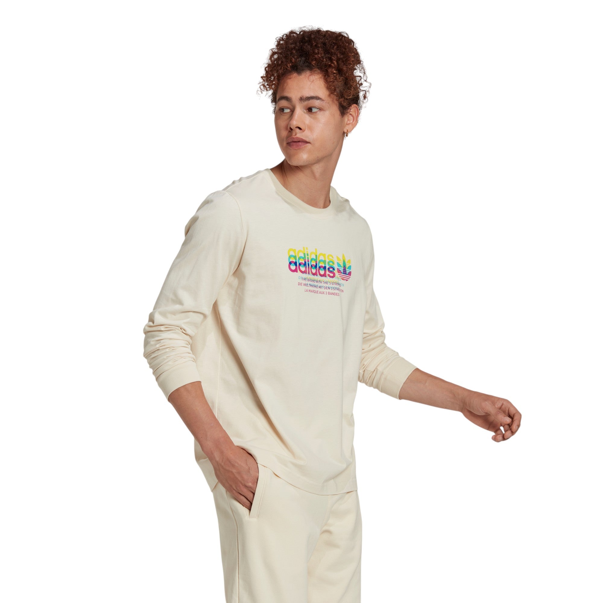 adidas Originals Hyperreal Long Sleeve Tee - White