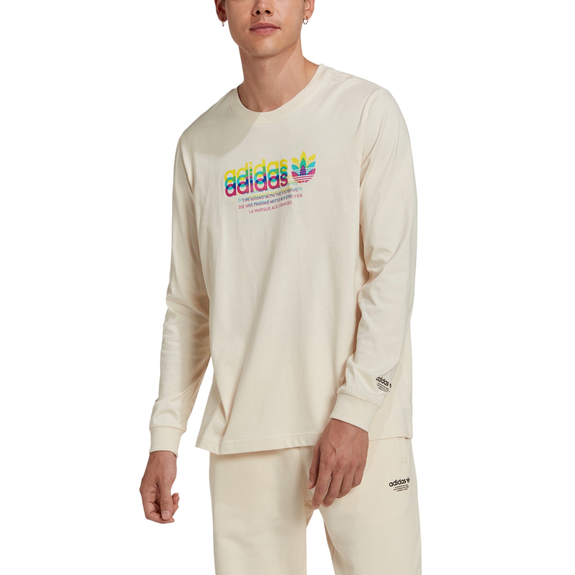 adidas Originals Hyperreal Long Sleeve Tee - White