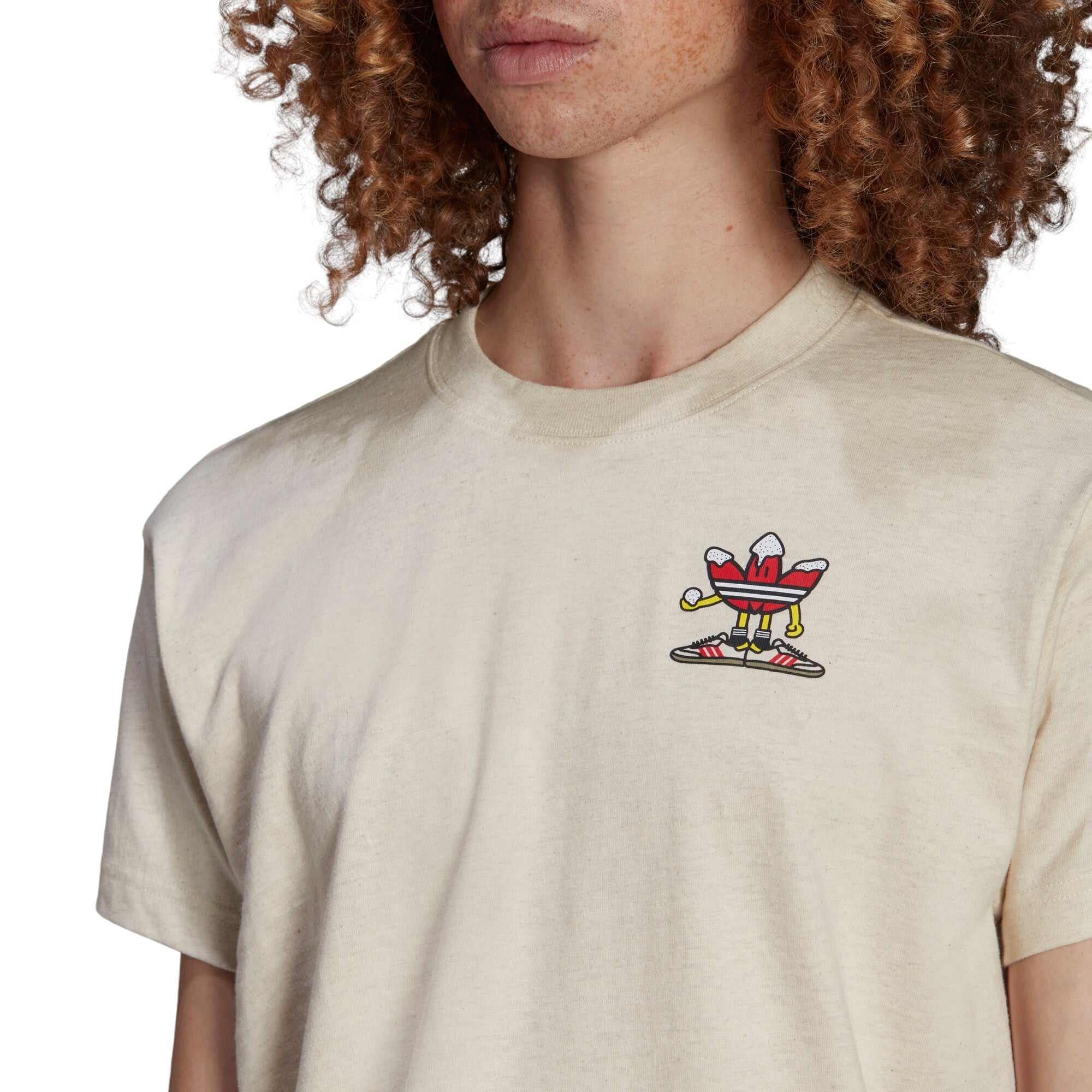 adidas Originals Christmas T-Shirt - Off White