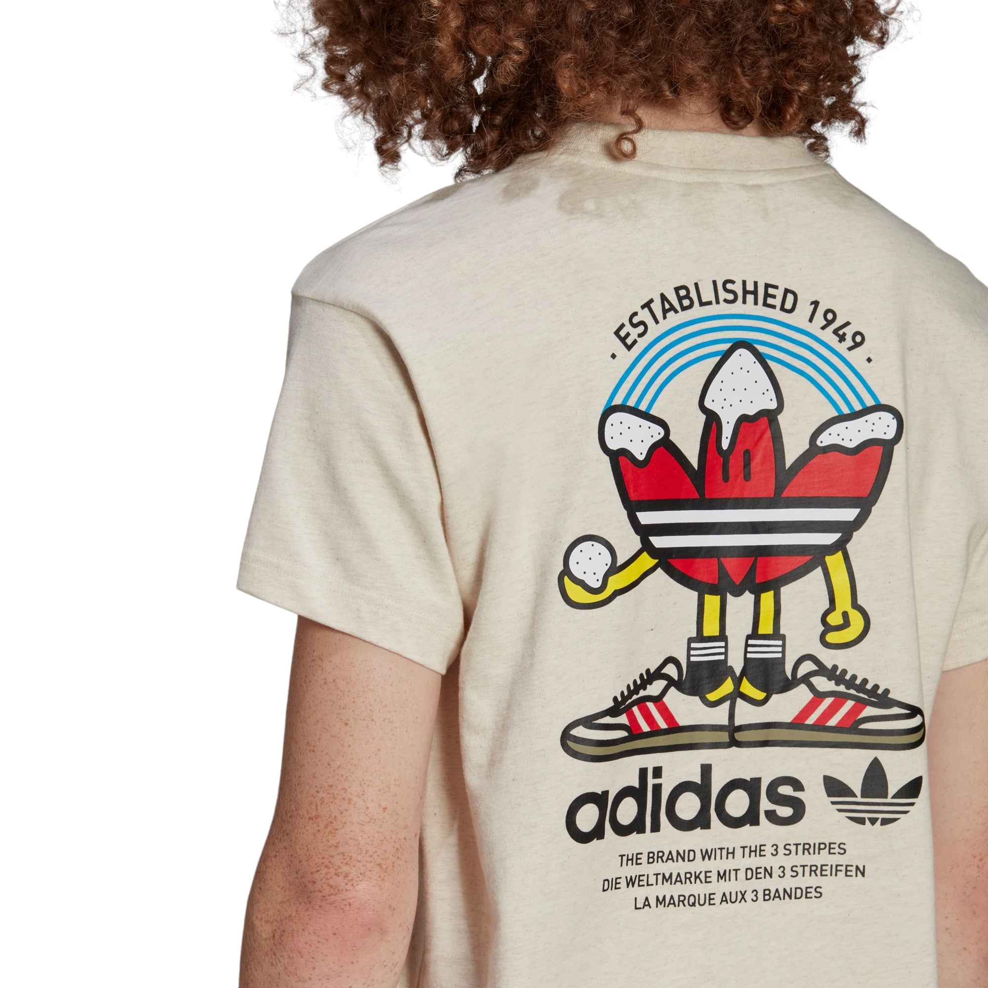 adidas Originals Christmas T-Shirt - Off White