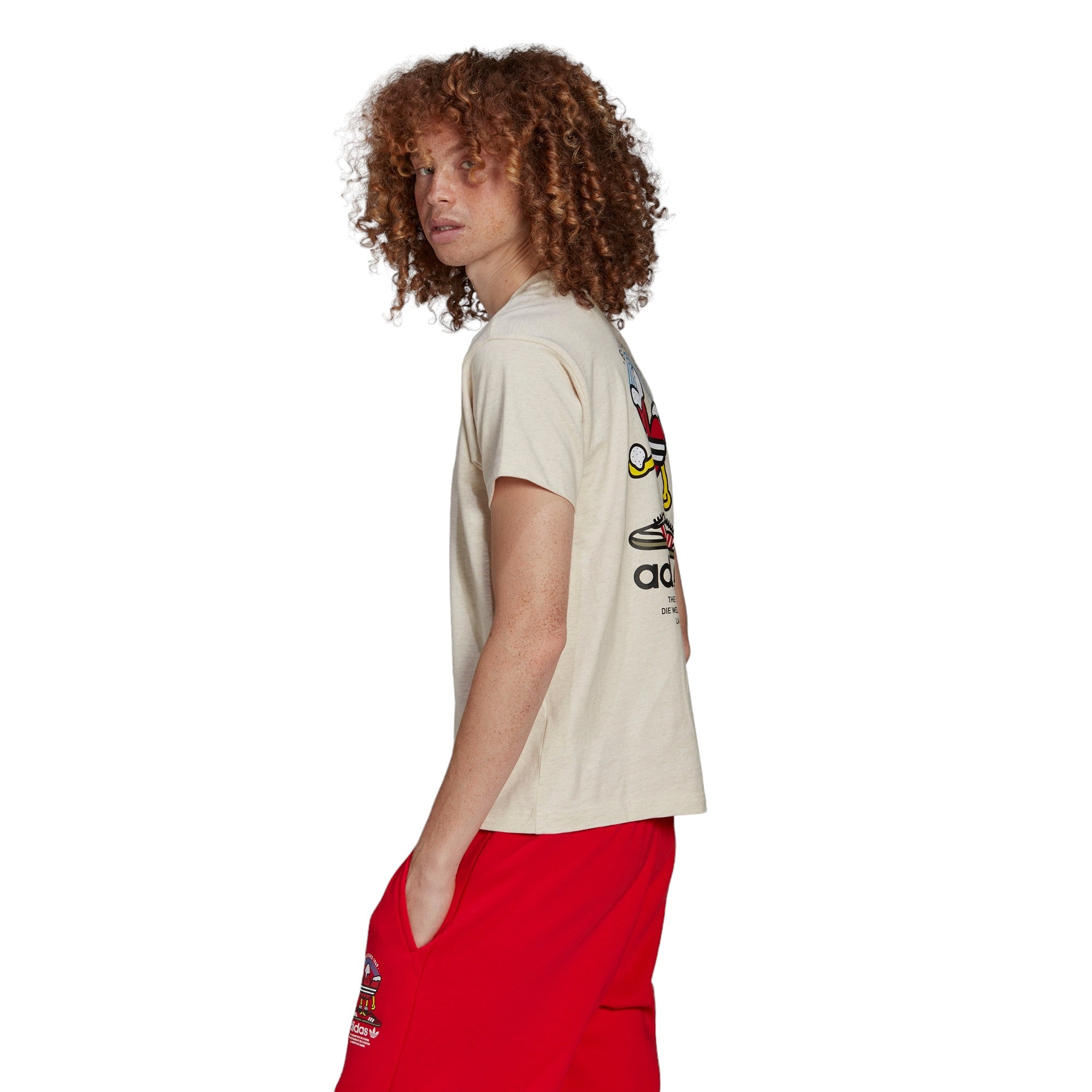 adidas Originals Christmas T-Shirt - Off White