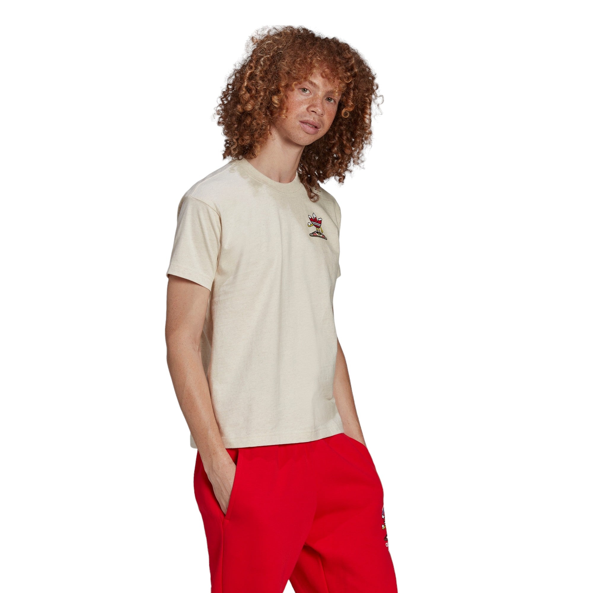 adidas Originals Christmas T-Shirt - Off White