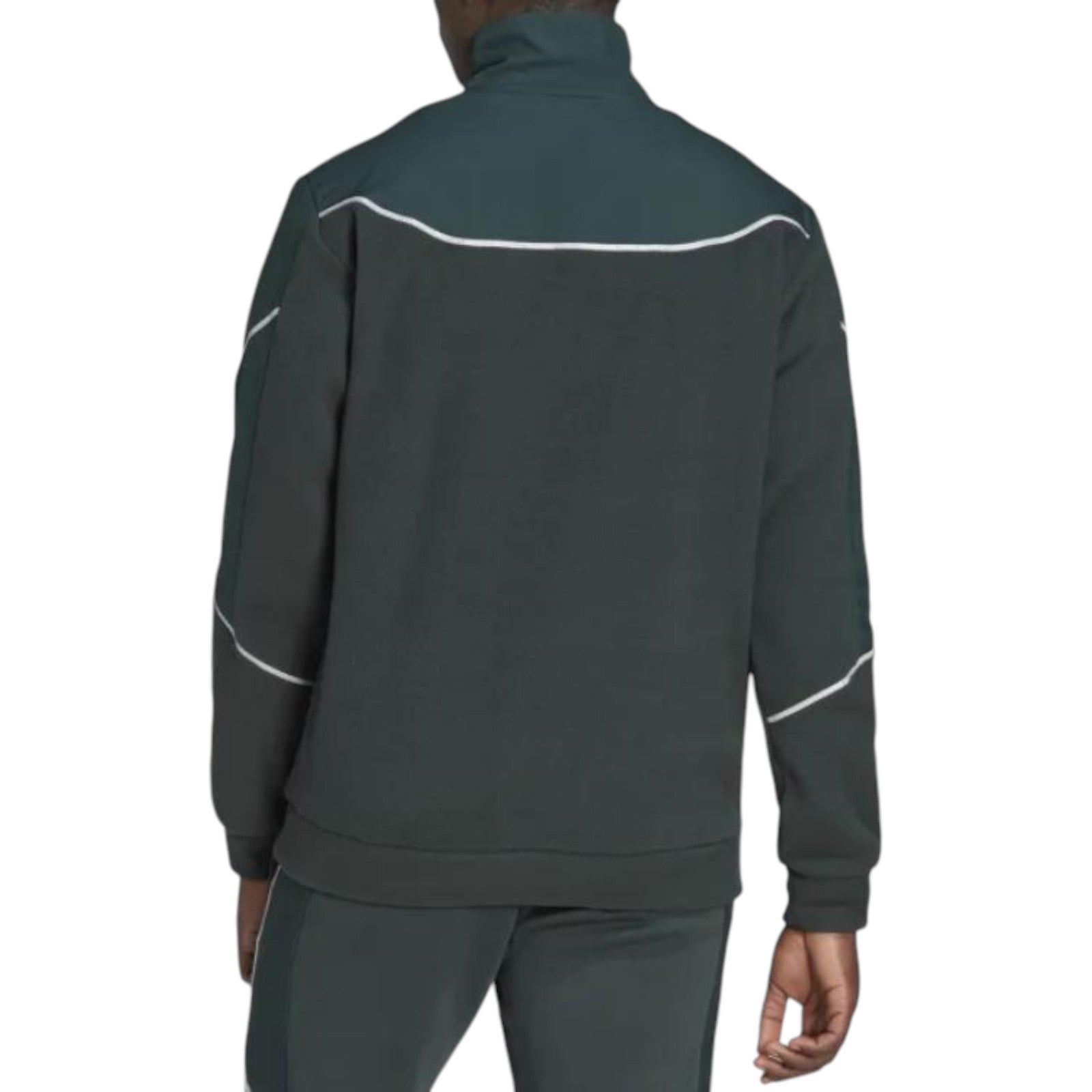 adidas Reflect-in-the-Dark Polar Fleece 1/4-Zip Top - Shadow Green
