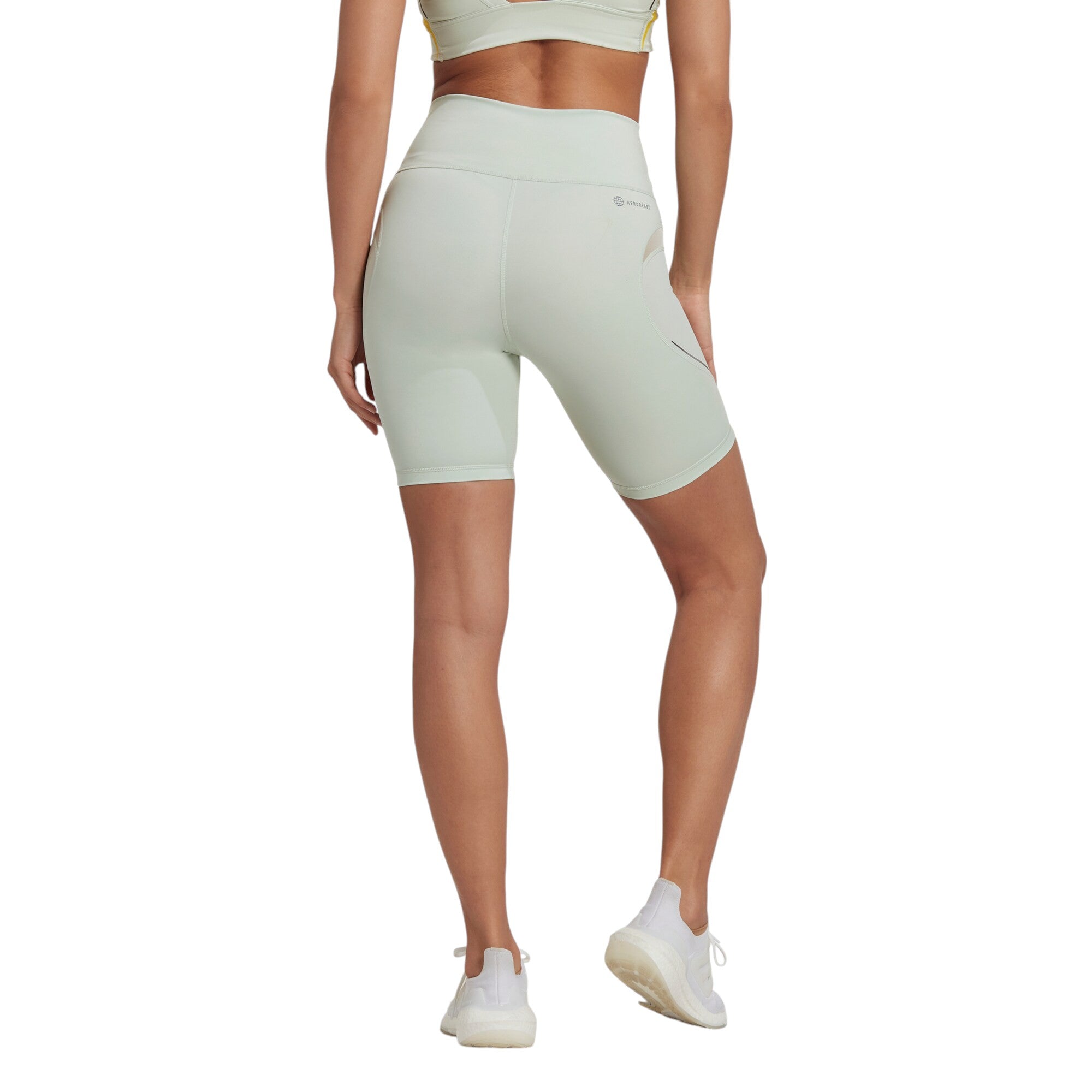adidas Womens Tailored HIIT 45 seconds Training Short Leggings - Green