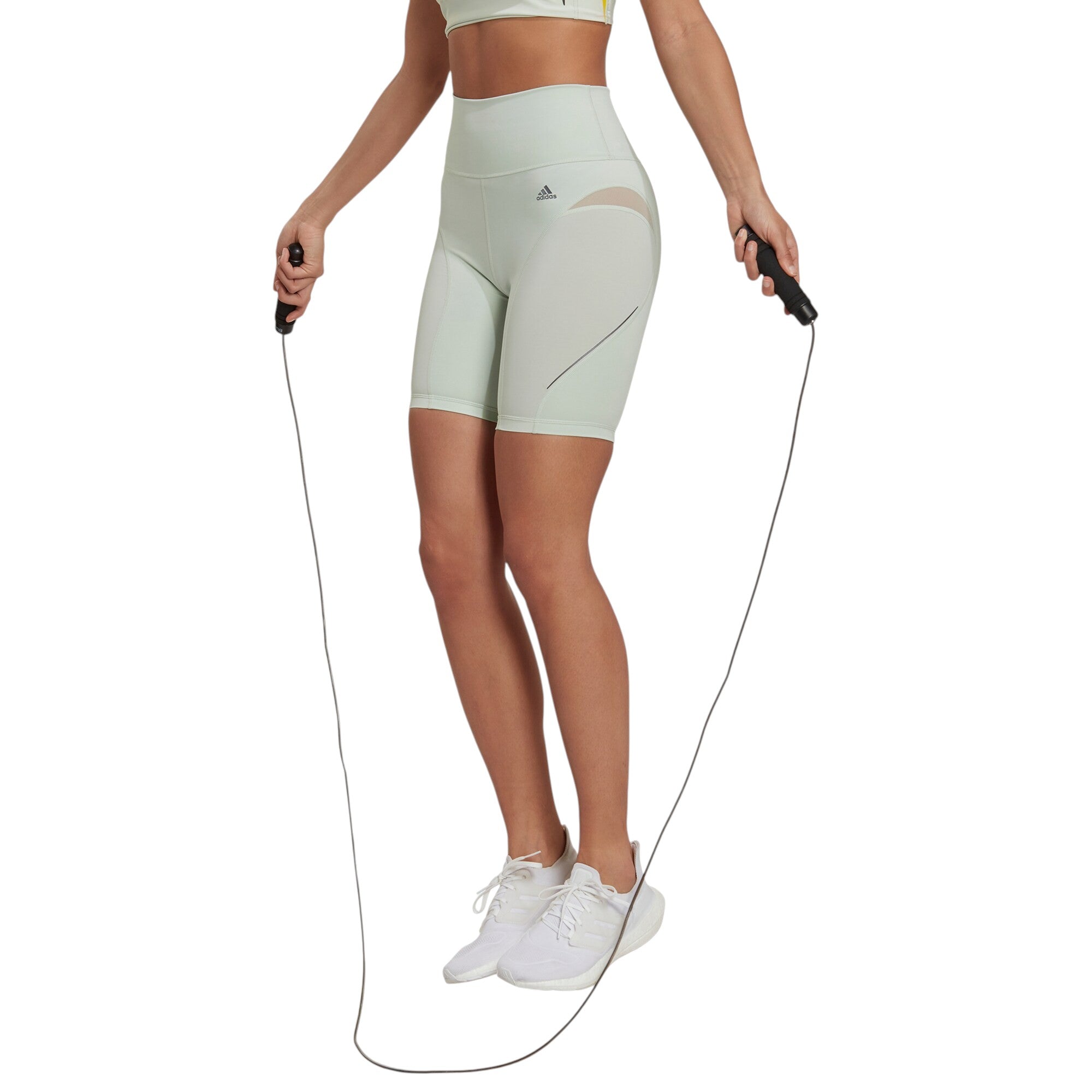 adidas Womens Tailored HIIT 45 seconds Training Short Leggings - Green