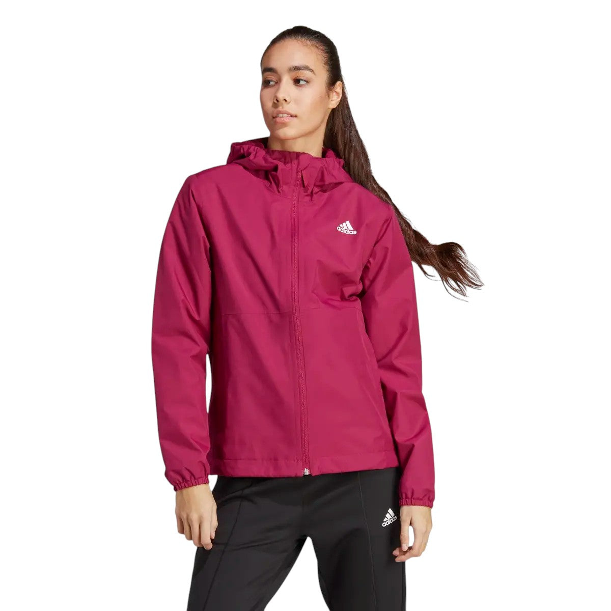 adidas Essentials Womens RAIN.RDY Jacket - Burgundy