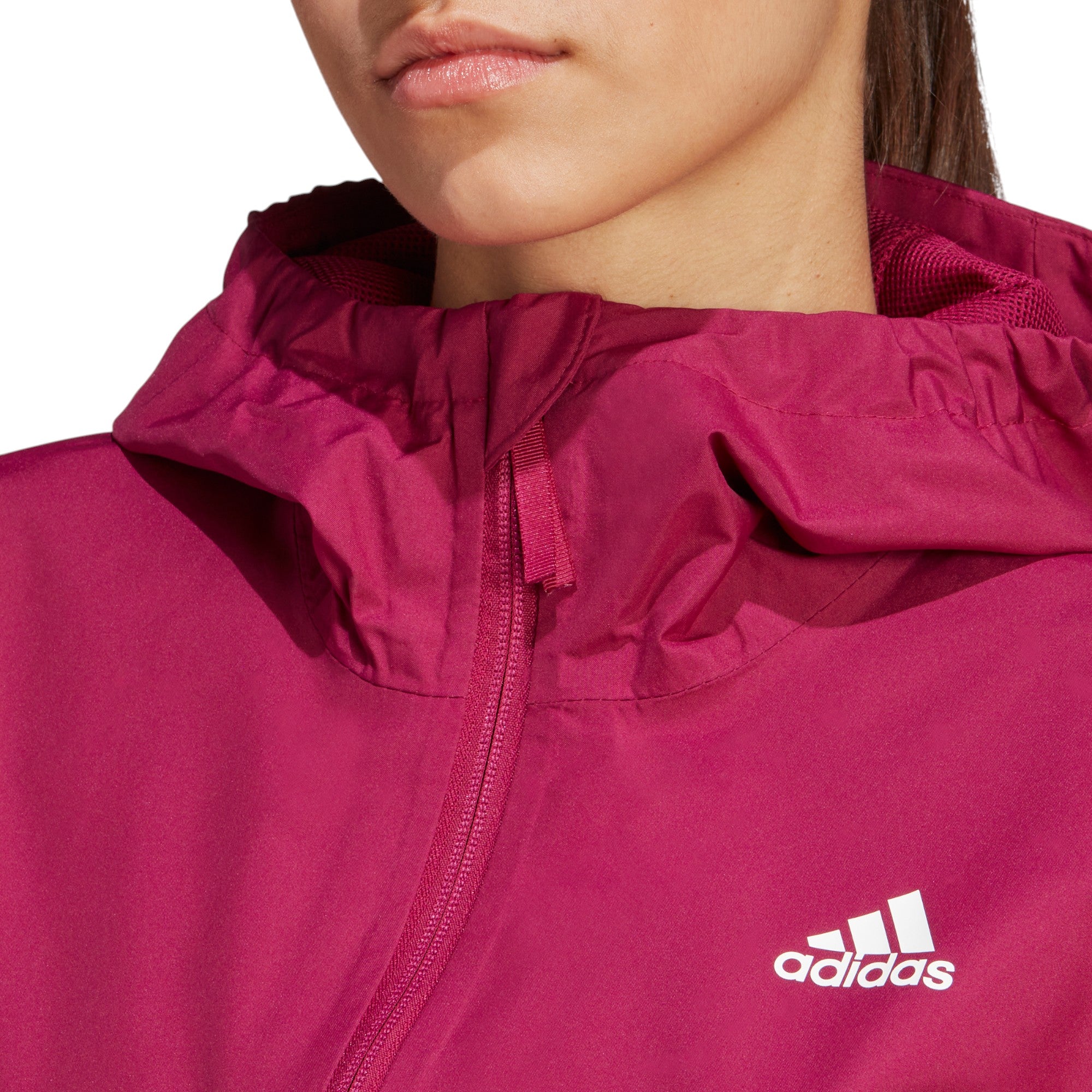 adidas Essentials Womens RAIN.RDY Jacket - Burgundy