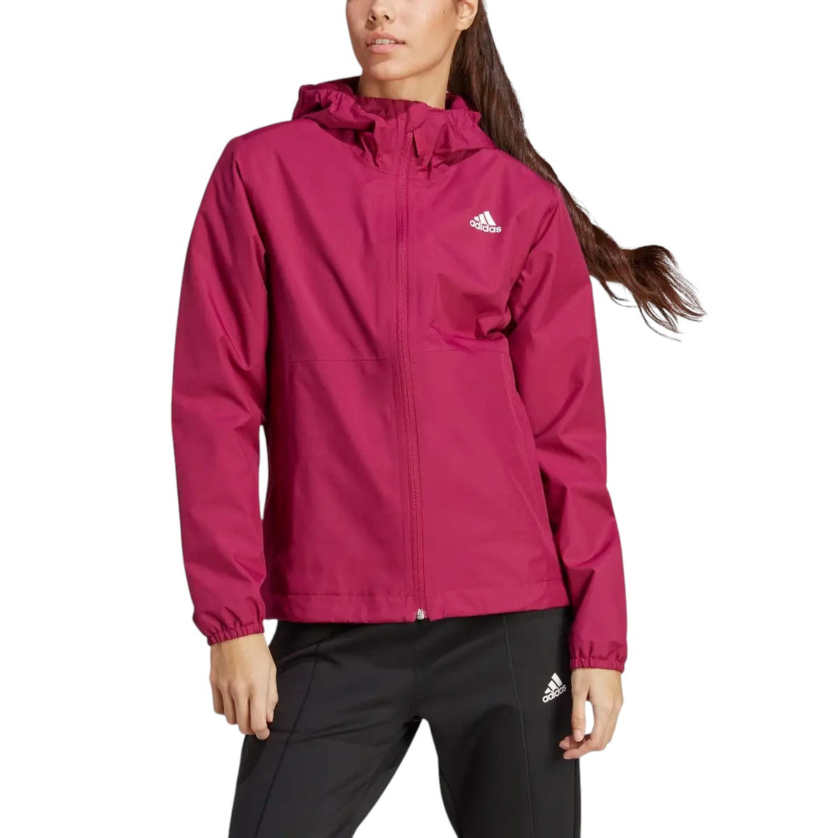 adidas Essentials Womens RAIN.RDY Jacket - Burgundy