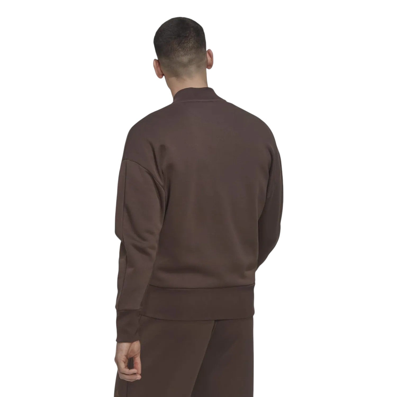 adidas Studio Lounge Fleece Track Top - Brown