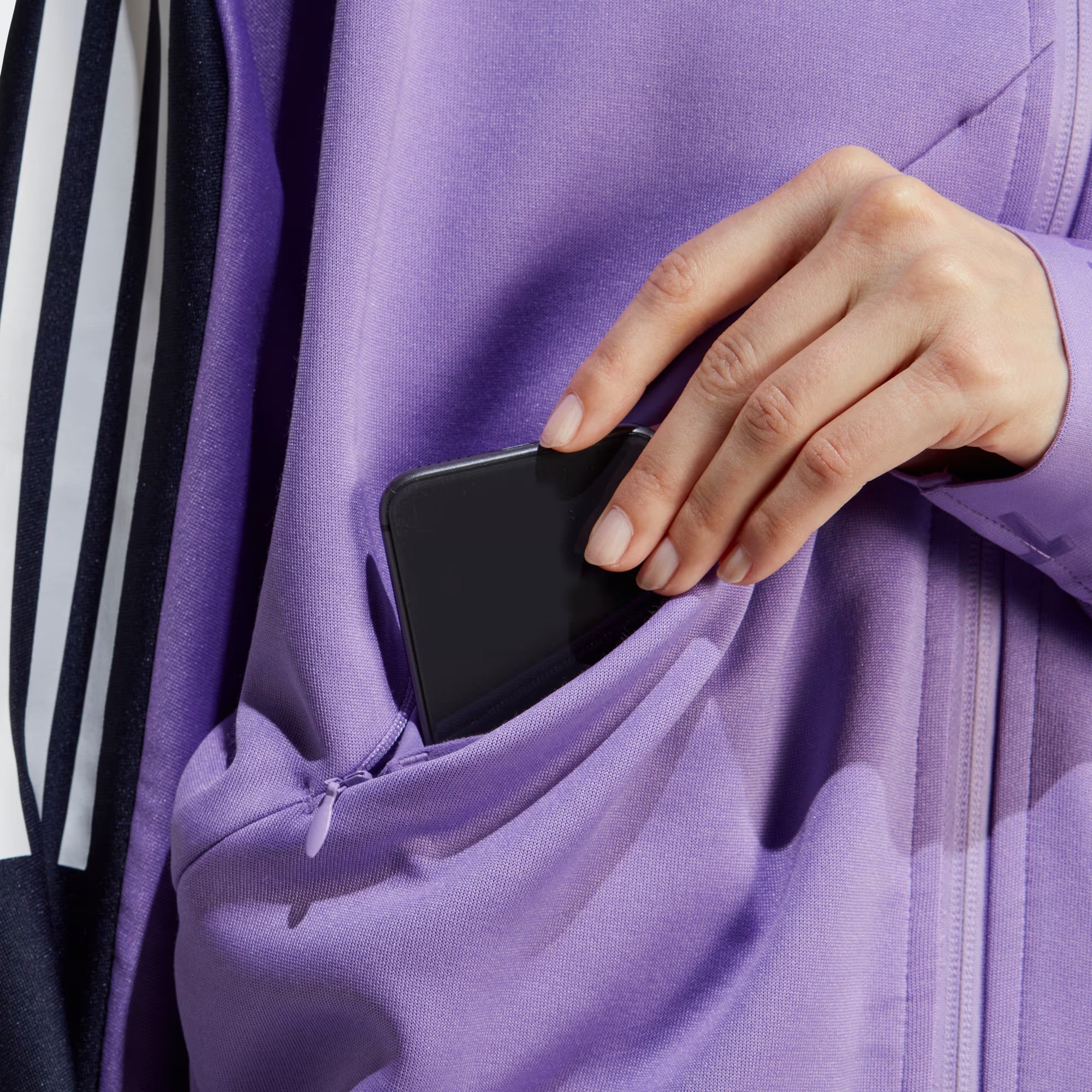 adidas Womens Tiro Suit-Up Advanced Track Top - Purple