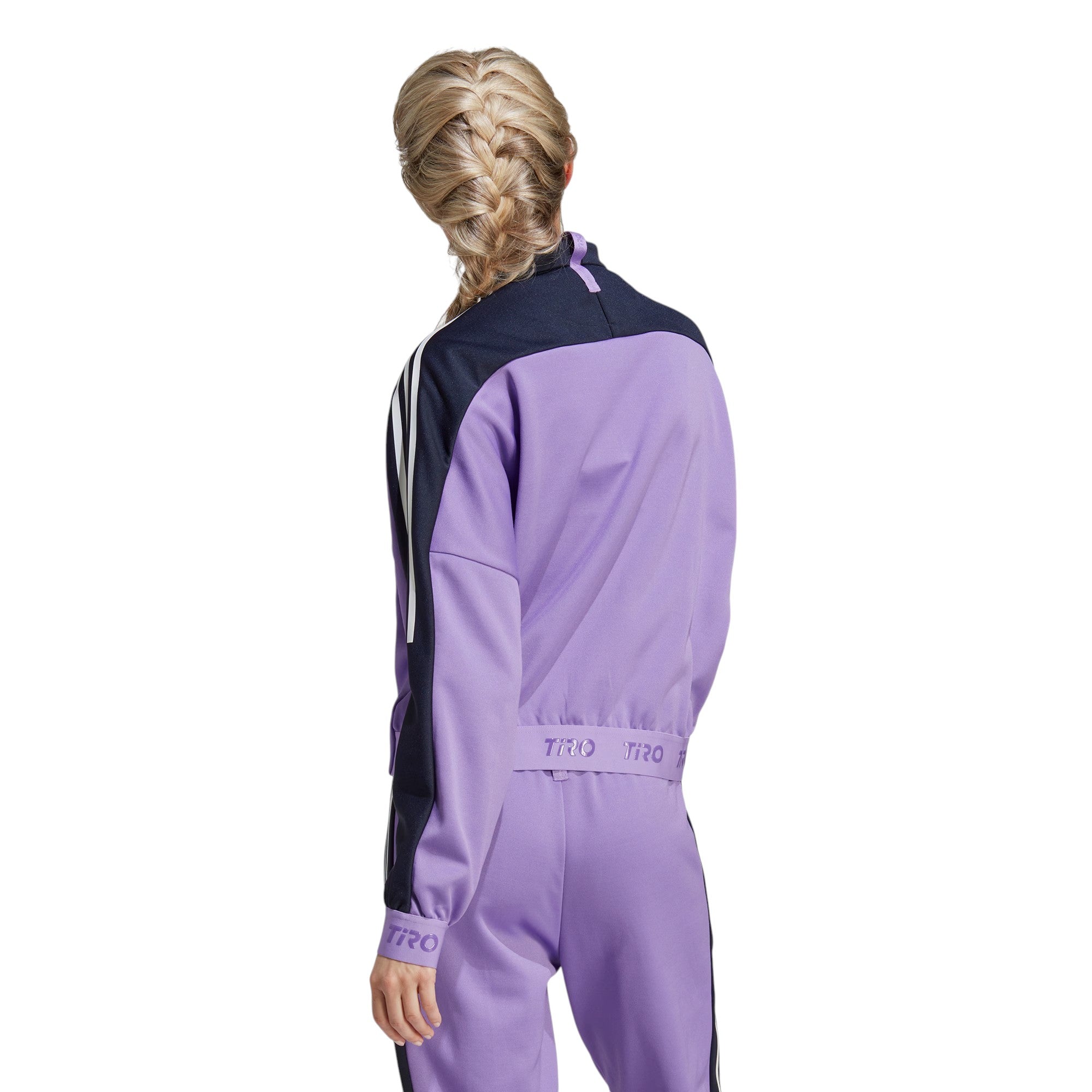 adidas Womens Tiro Suit-Up Advanced Track Top - Purple