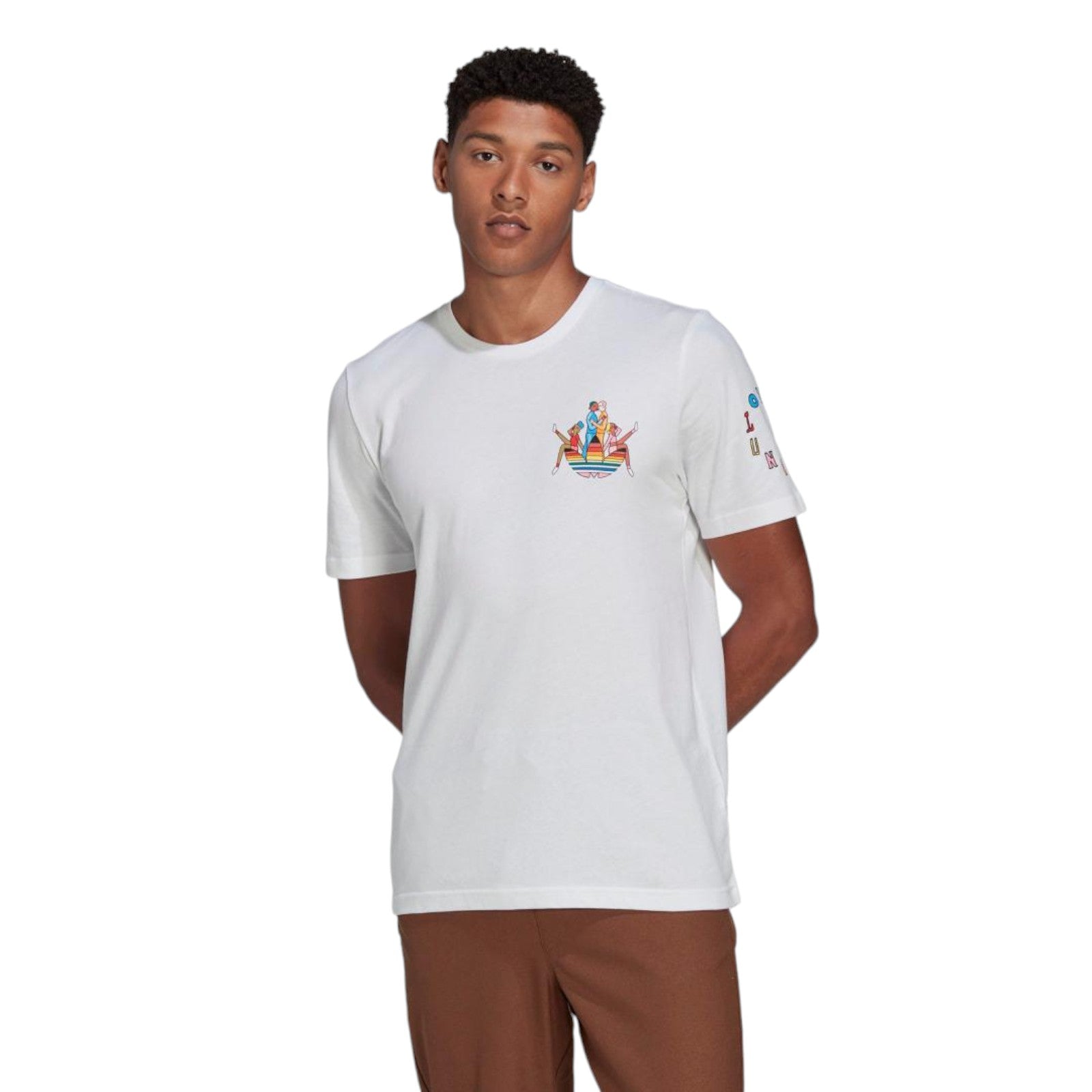 adidas Originals Ashton Attzs X London Pride T-Shirt - White