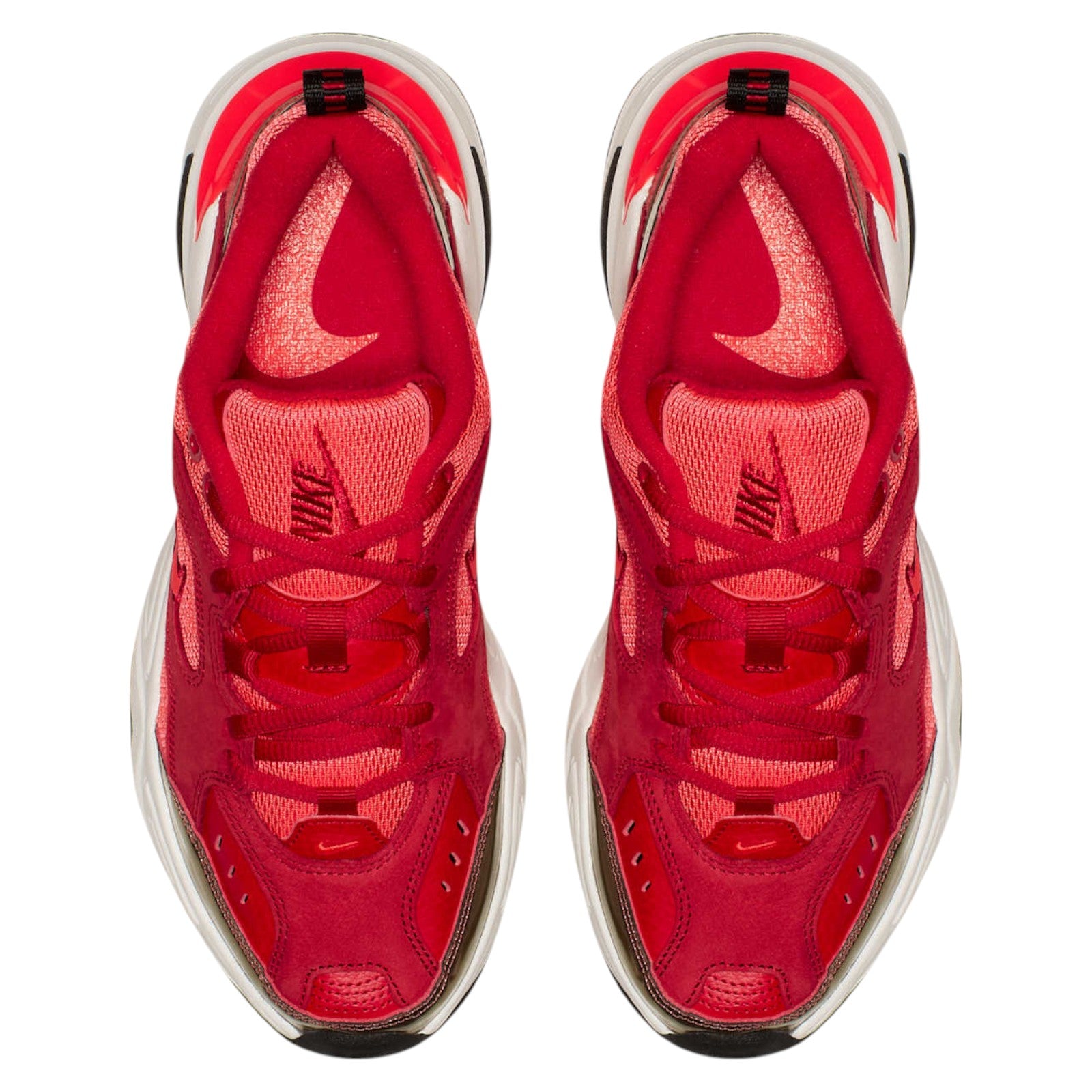 Nike Womens M2K Tekno Mesh Shoes - University Red