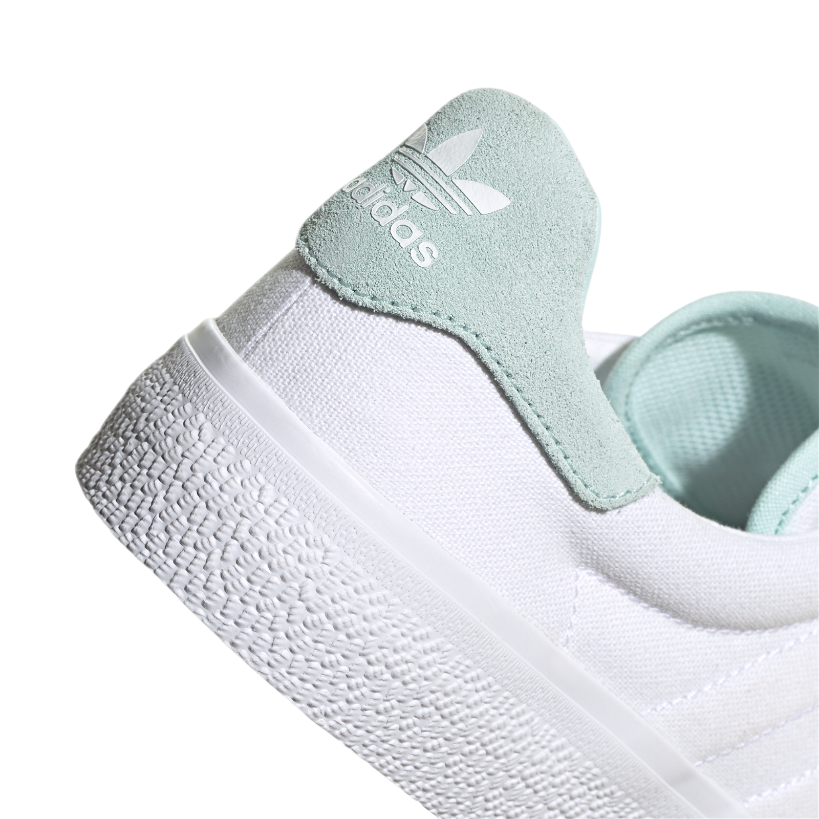 adidas Originals Unisex 3MC Skateboarding Shoes - White/Halo Mint - ViaductClothing - -
