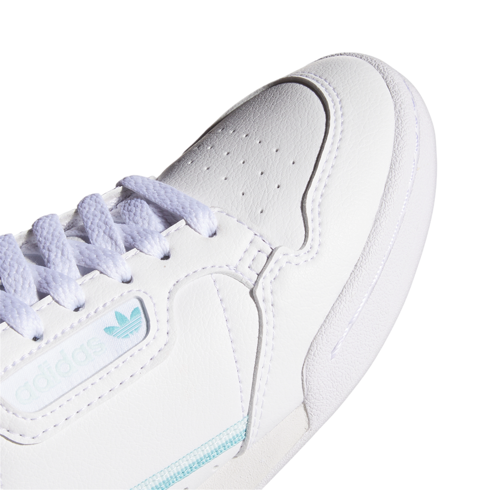 adidas Originals Womens Continental 80 Vegan Trainers - White / Halo Mint - ViaductClothing - -
