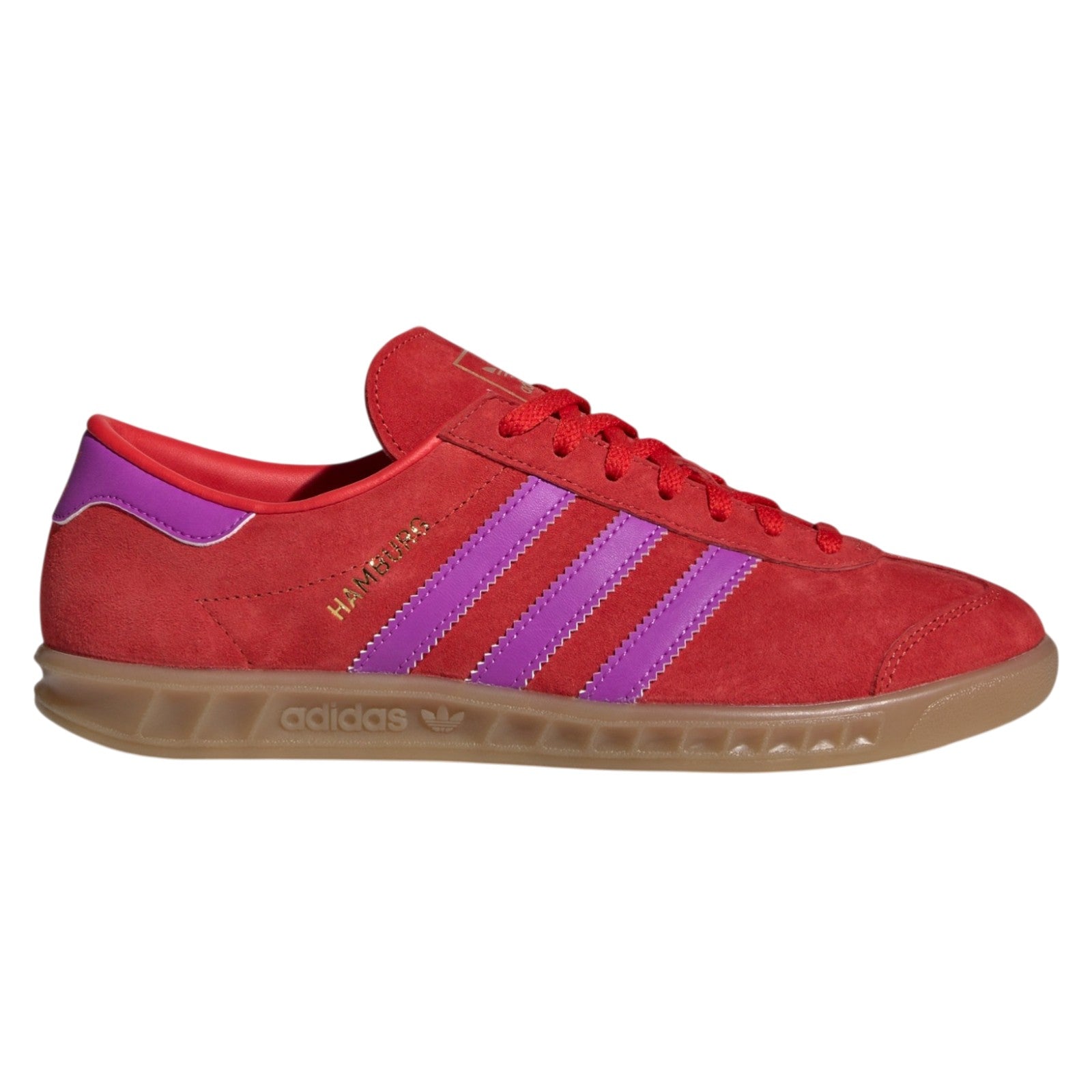 adidas Originals Womens Hamburg Shoes - Red / Purple Burst