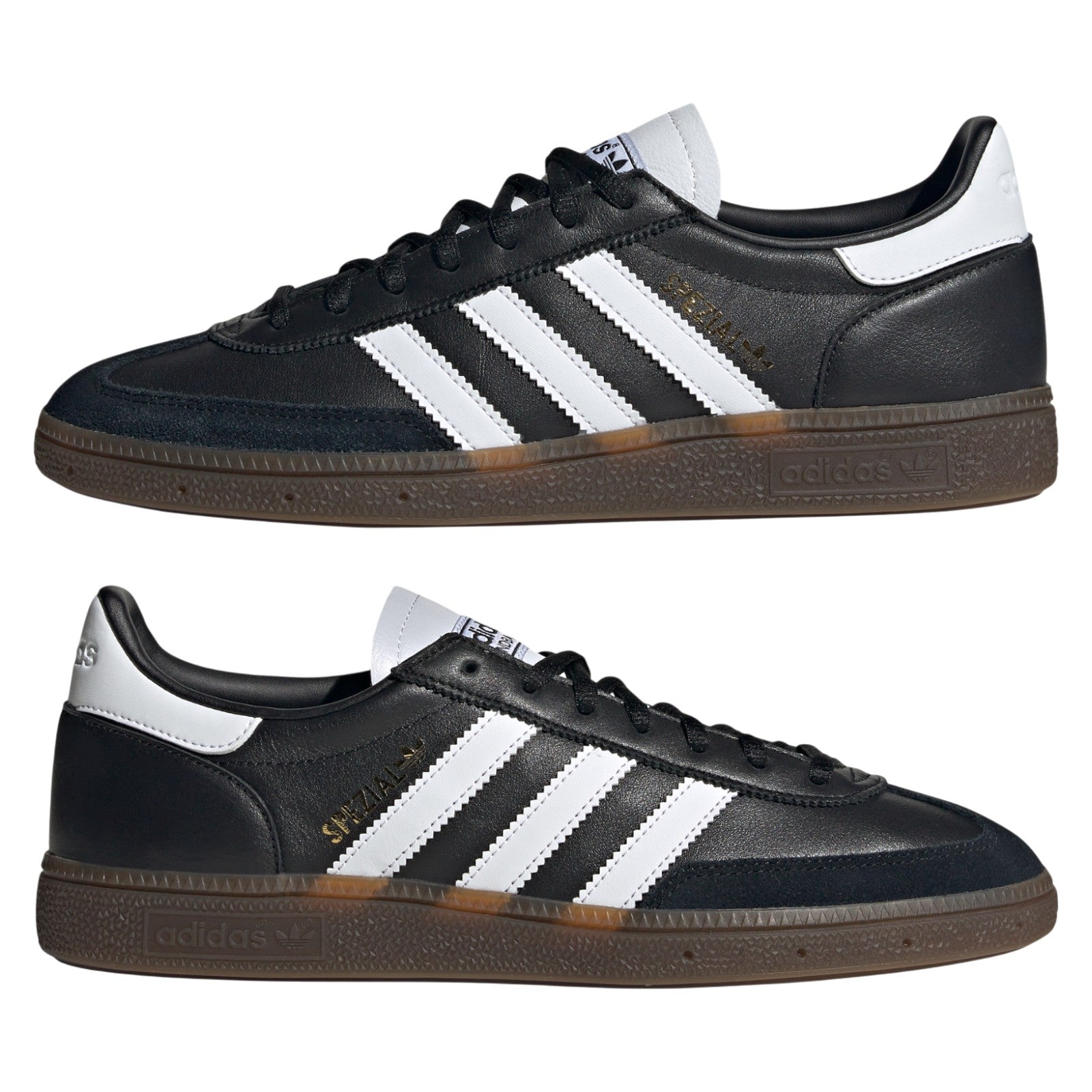adidas Handball Leather Spezial Shoes - Core Black / Cloud White