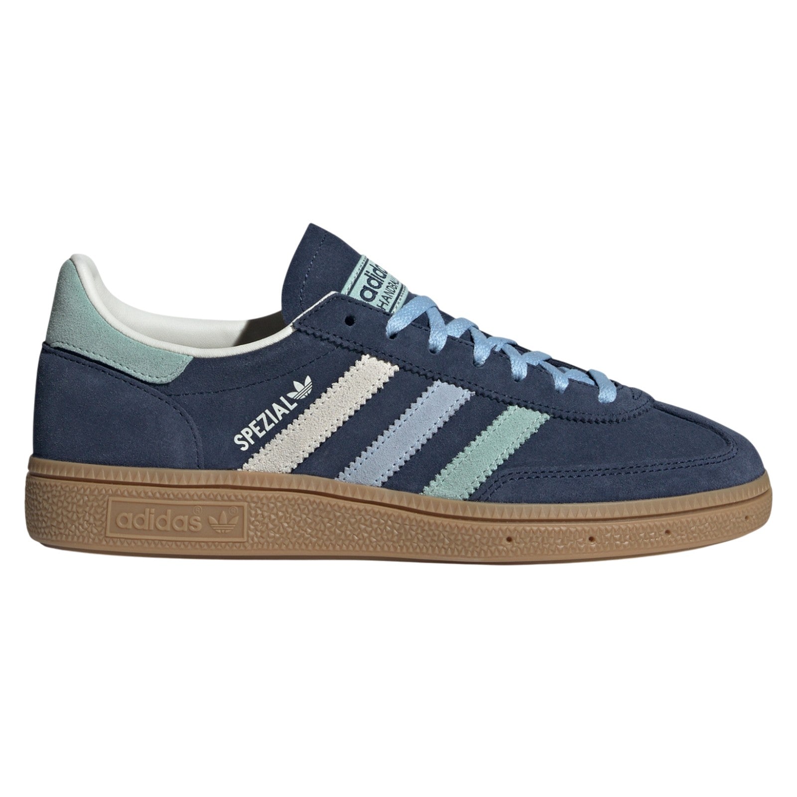 adidas Originals Womens Handball Spezial Shoes - Night Indigo / Hazy Green / Clear Sky