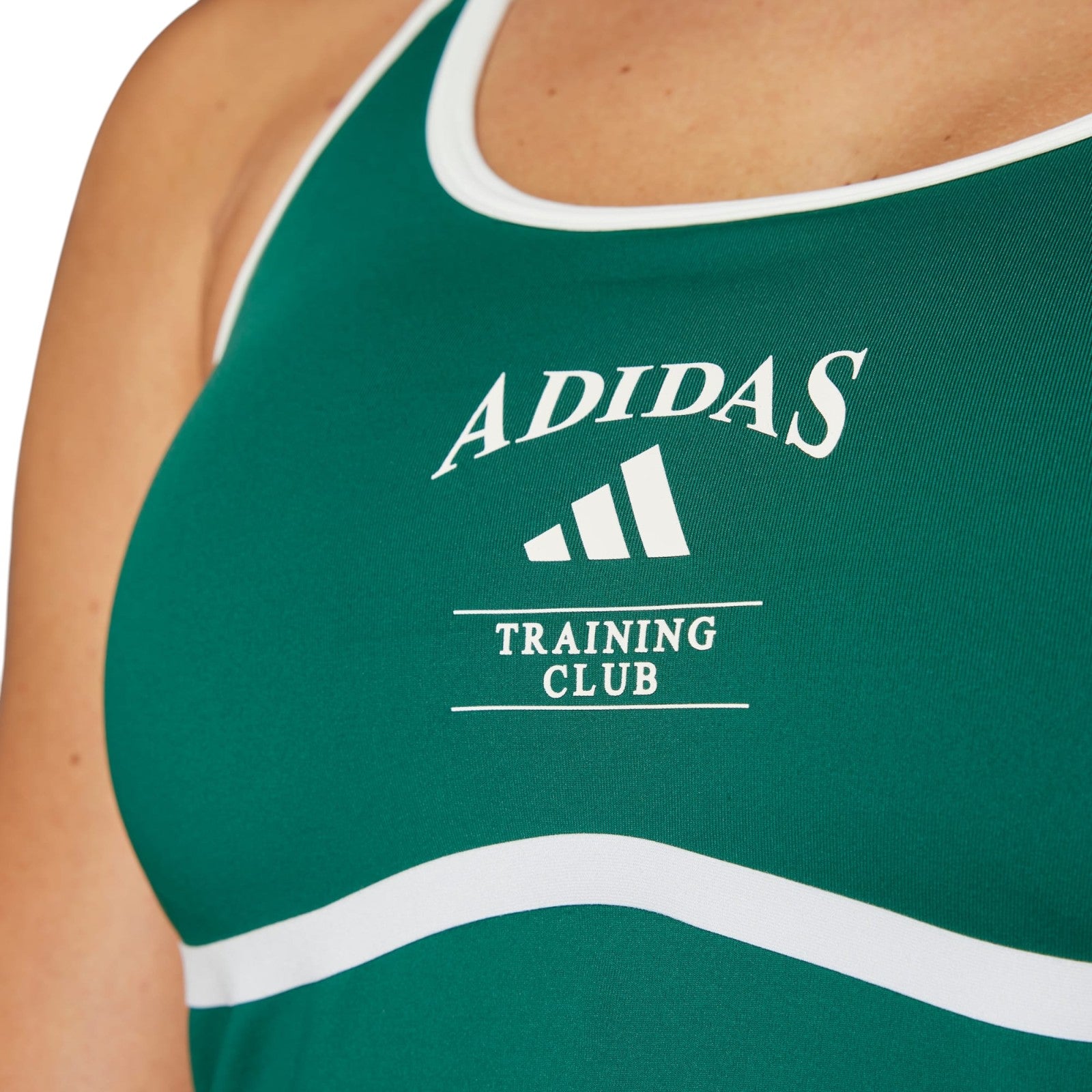 adidas Women's Heritage Tank Top with Low-Support Bra - Green