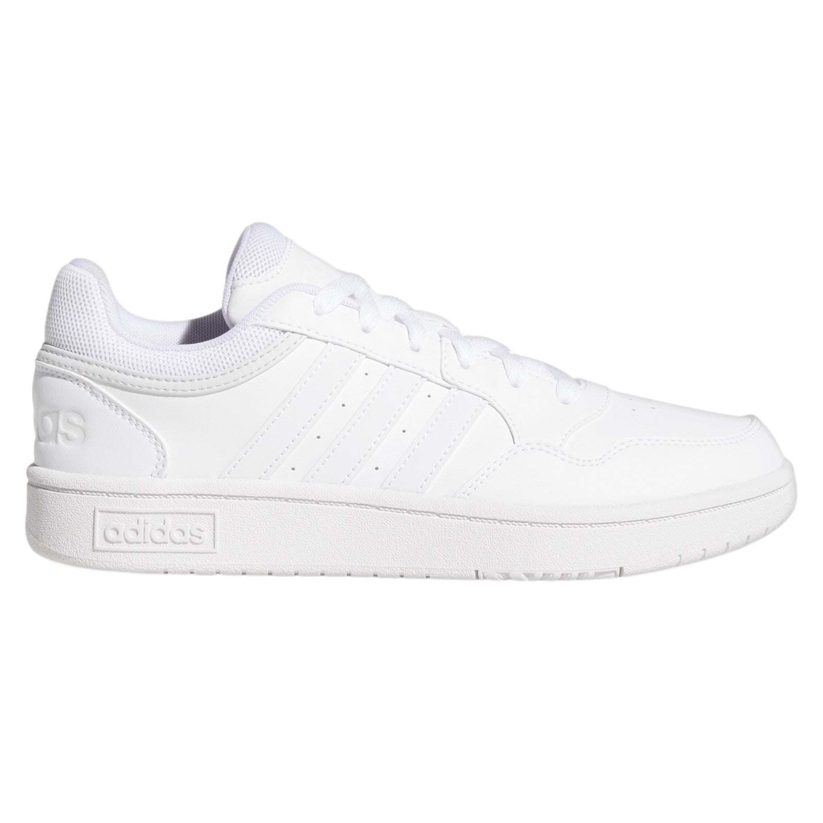 adidas Womens Hoops 3.0 Low Classic Shoes - Cloud White