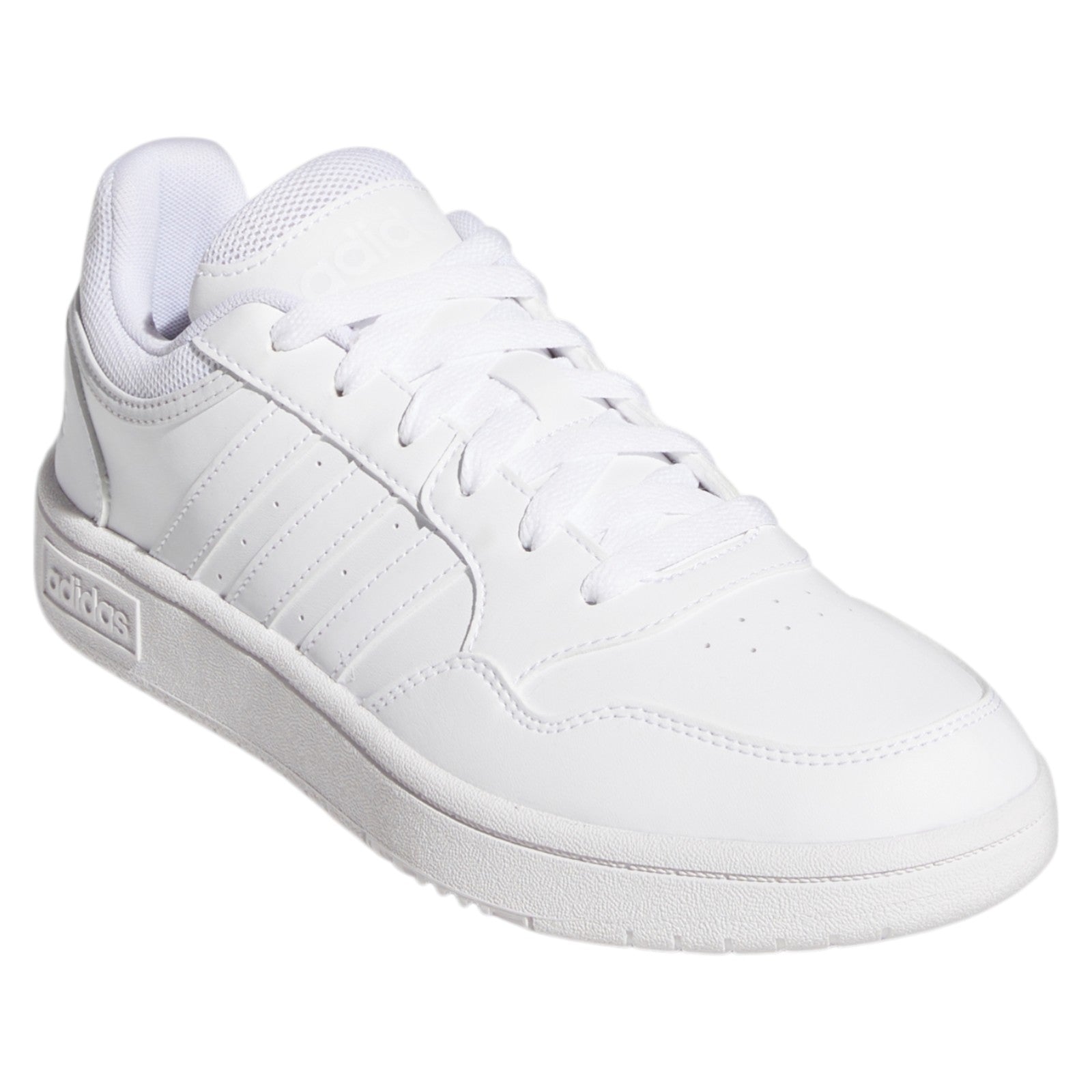 adidas Womens Hoops 3.0 Low Classic Shoes - Cloud White